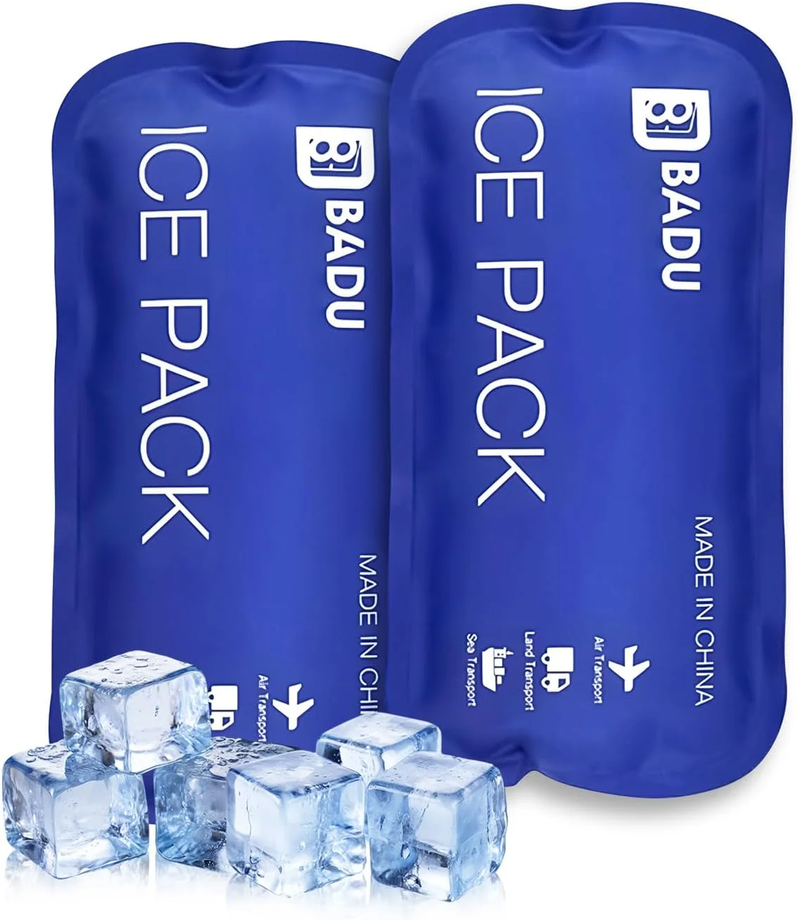 بسته های یخ قابل استفاده مجدد گوسمای 120 گرمی برای کیف خنک نگهدارنده انسولین دیابتی (2 عدد)