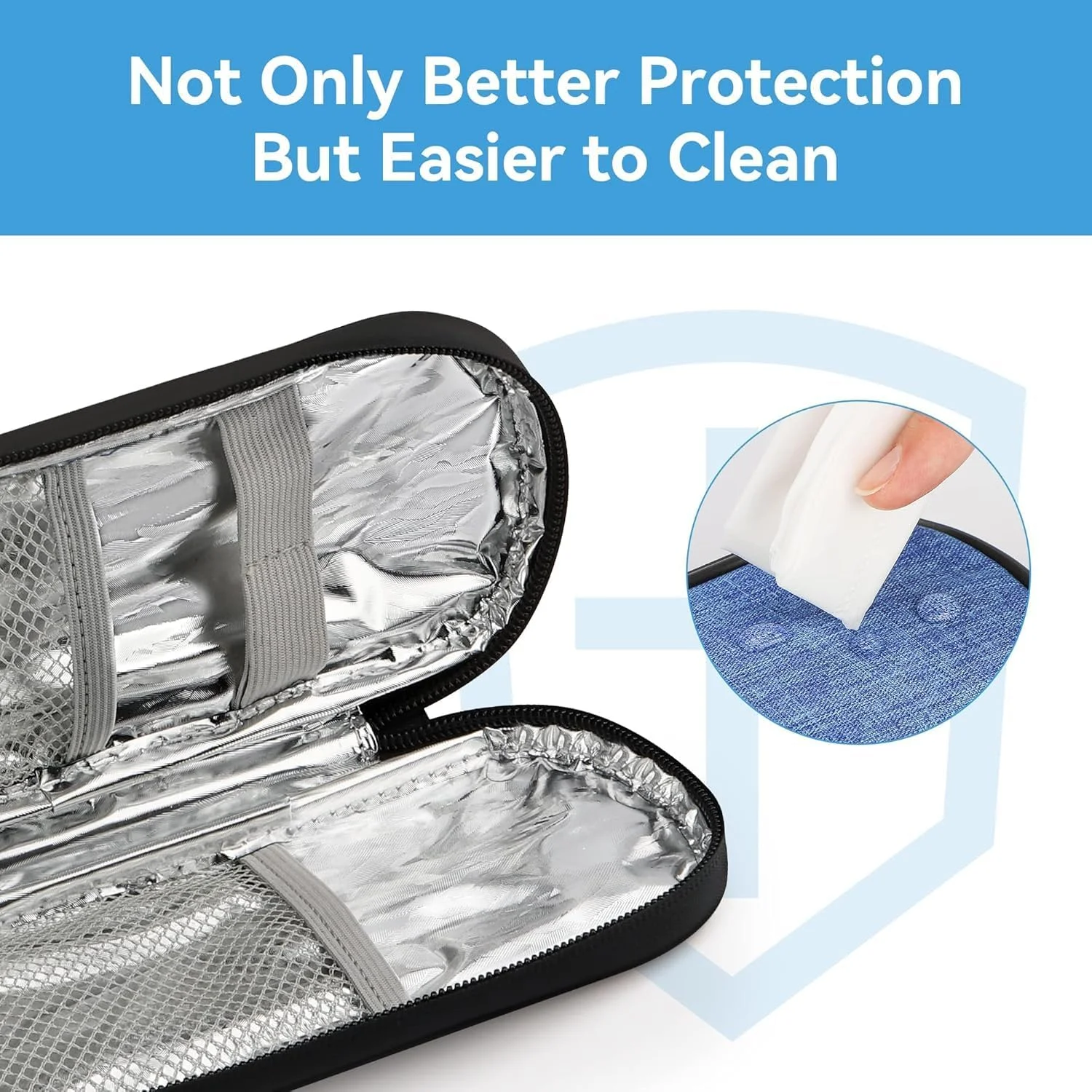 کیف خنک نگهدارنده قلم انسولین هوژا، کیف عایق دارویی دیابتی با بسته یخ قابل استفاده مجدد برای قلم انسولین و سایر لوازم دیابتی، برای زندگی روزمره و سفر، آبی کیف خنک نگهدارنده قلم انسولین هوژا، کیف عایق دارویی دیابتی با بسته یخ قابل استفاده مجدد برای قلم انسولین و سایر لوازم دیابتی، برای زندگی روزمره و سفر، آبی