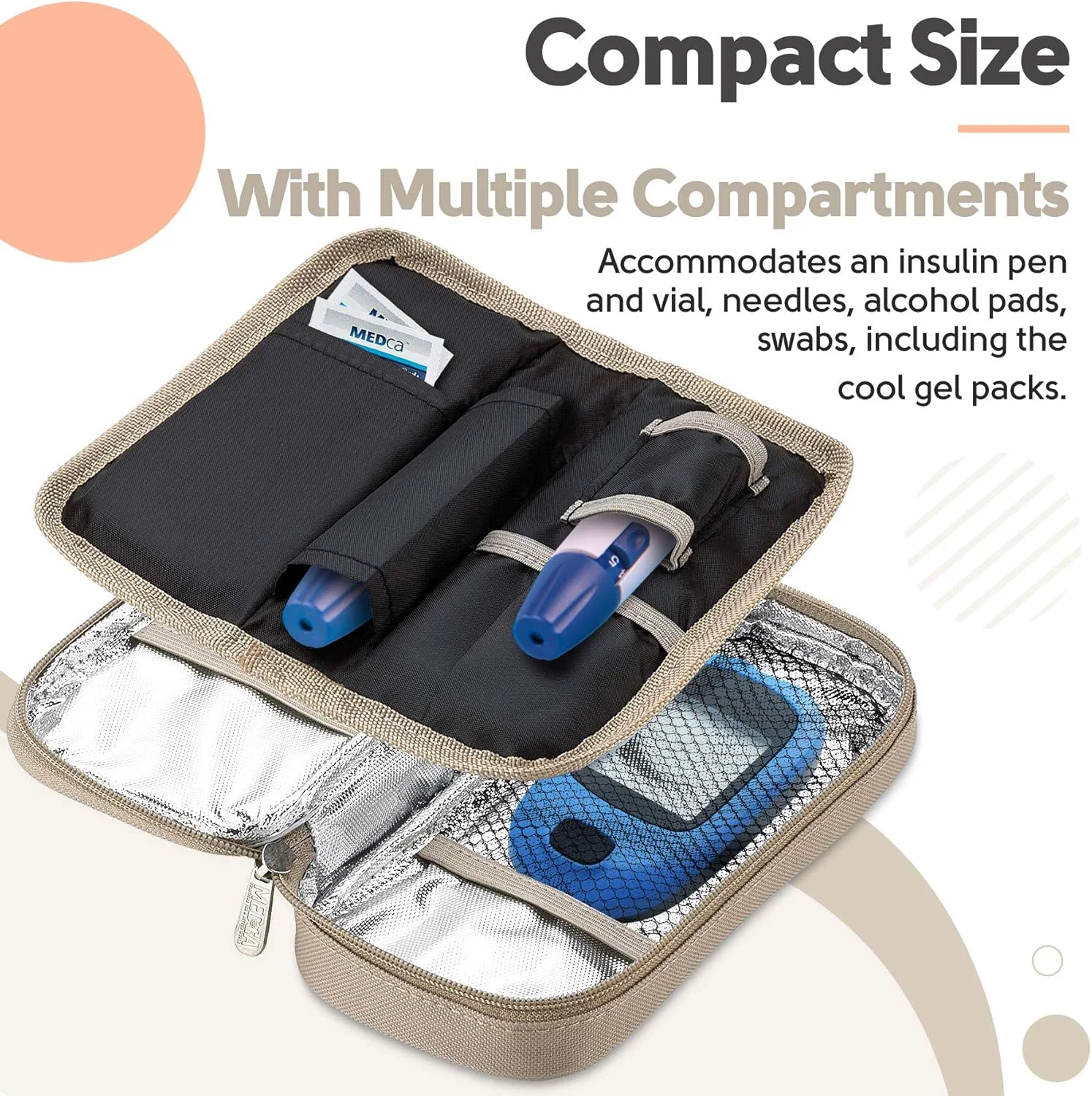 کیف های خنک نگهدارنده انسولین برای مسافرت - (بسته 2 عددی) کیف های عایق دار قابل حمل برای دیابت با 4 بسته ژل یخ قابل استفاده مجدد، سبک و بادوام، کیف های خنک نگهدارنده برای داروها و لوازم دیابت کیف های خنک نگهدارنده انسولین برای مسافرت - (بسته 2 عددی) کیف های عایق دار قابل حمل برای دیابت با 4 بسته ژل یخ قابل استفاده مجدد، سبک و بادوام، کیف های خنک نگهدارنده برای داروها و لوازم دیابت