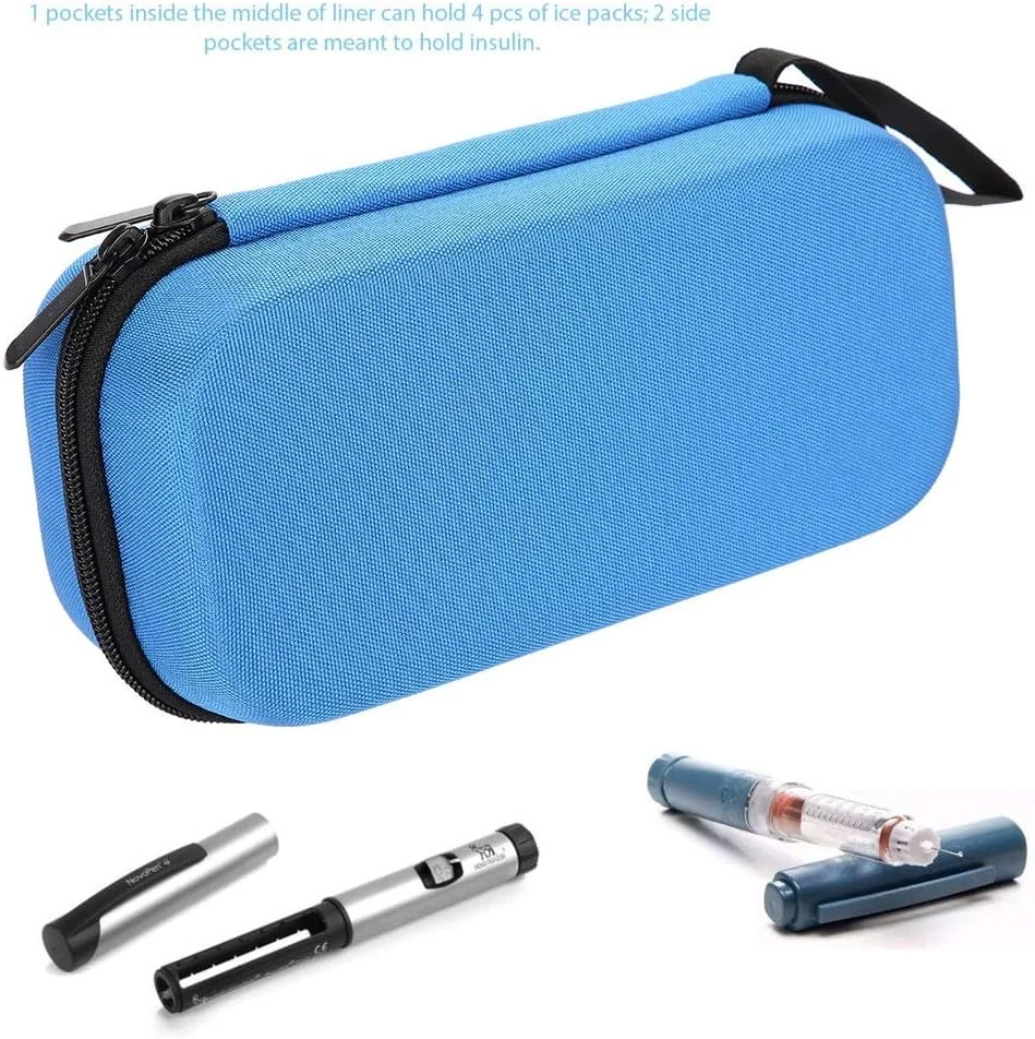 کیف انسولین - کیف خنک نگهدارنده انسولین، محافظ خنک کننده، کیف جیبی مسافرتی دیابتی (2 رنگ) (رنگ: آبی) کیف انسولین - کیف خنک نگهدارنده انسولین، محافظ خنک کننده، کیف جیبی مسافرتی دیابتی (2 رنگ) (رنگ: آبی)