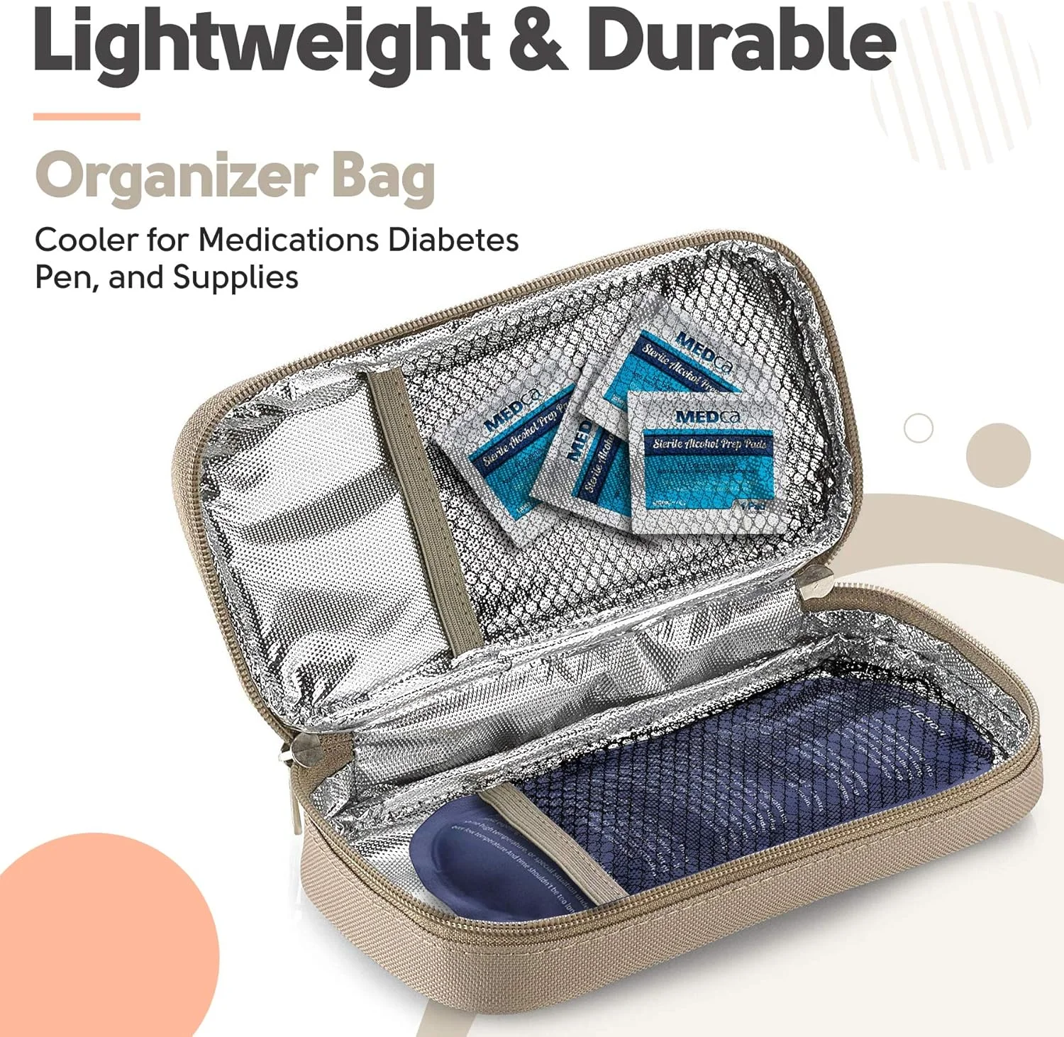 کیف های خنک نگهدارنده انسولین برای مسافرت - (بسته 2 عددی) کیف های عایق دار قابل حمل برای دیابت با 4 بسته ژل یخ قابل استفاده مجدد، سبک و بادوام، کیف های خنک نگهدارنده برای داروها و لوازم دیابت کیف های خنک نگهدارنده انسولین برای مسافرت - (بسته 2 عددی) کیف های عایق دار قابل حمل برای دیابت با 4 بسته ژل یخ قابل استفاده مجدد، سبک و بادوام، کیف های خنک نگهدارنده برای داروها و لوازم دیابت