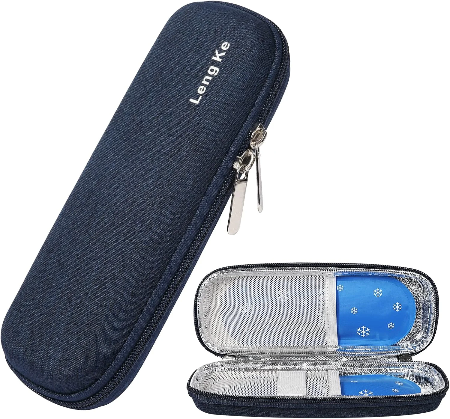 کیف خنک نگهدارنده انسولین مسافرتی فشرده JAKAGO EVA، سبک و بادوام، بستههای کوچک مسافرتی دیابتی برای قلمهای انسولین و سوزنها با 2 بسته یخ (آبی) کیف خنک نگهدارنده انسولین مسافرتی فشرده JAKAGO EVA، سبک و بادوام، بستههای کوچک مسافرتی دیابتی برای قلمهای انسولین و سوزنها با 2 بسته یخ (آبی)