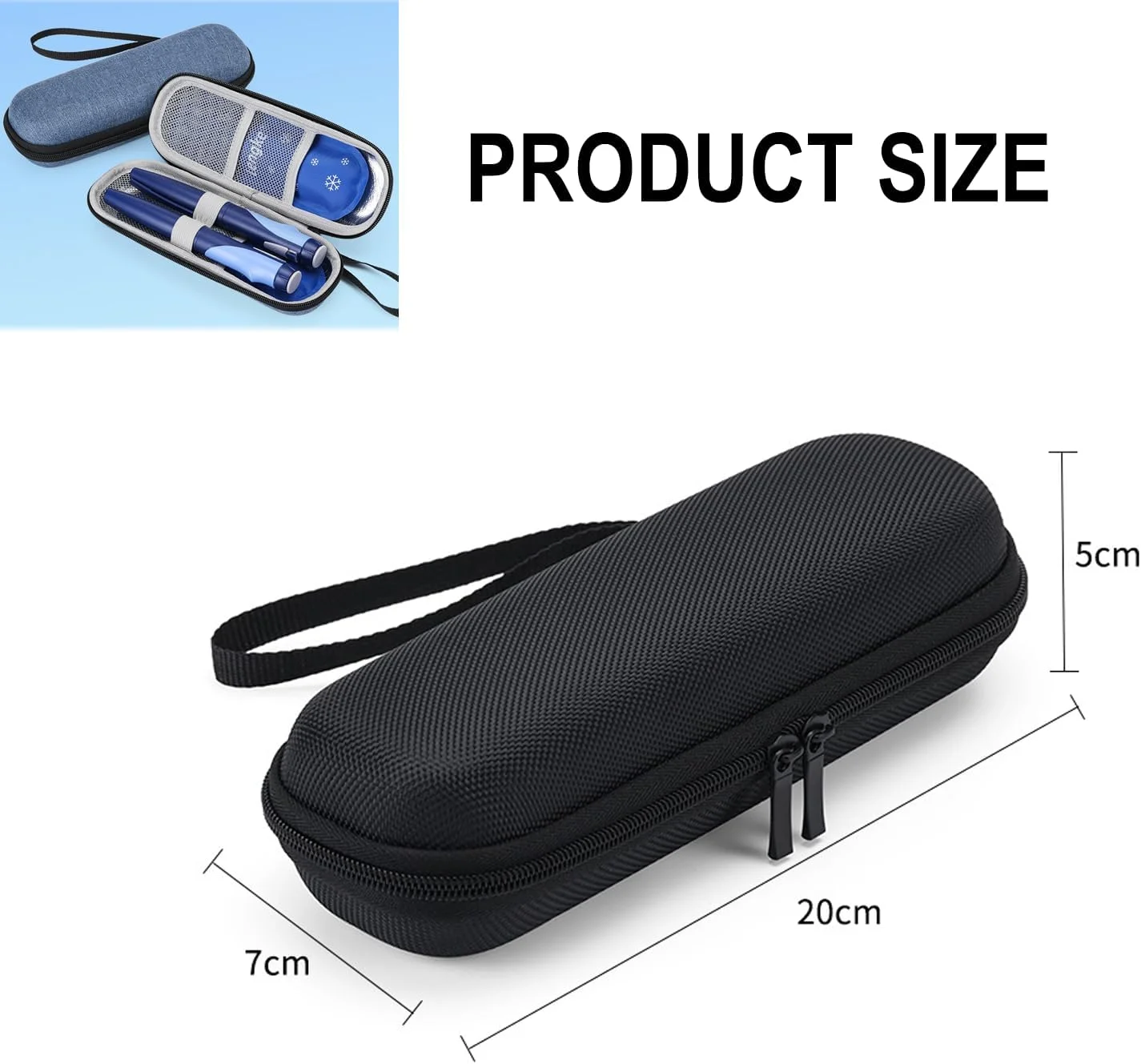 کیف قلم انسولین، کیف مسافرتی خنک کننده انسولین، کیف خنک کننده کوچک قابل حمل داروی دیابتی، مناسب برای نگهداری 2 بسته قلم انسولین، برای قلم های انسولین در حین مسافرت و سایر لوازم دیابتی (آبی) کیف قلم انسولین، کیف مسافرتی خنک کننده انسولین، کیف خنک کننده کوچک قابل حمل داروی دیابتی، مناسب برای نگهداری 2 بسته قلم انسولین، برای قلم های انسولین در حین مسافرت و سایر لوازم دیابتی (آبی)