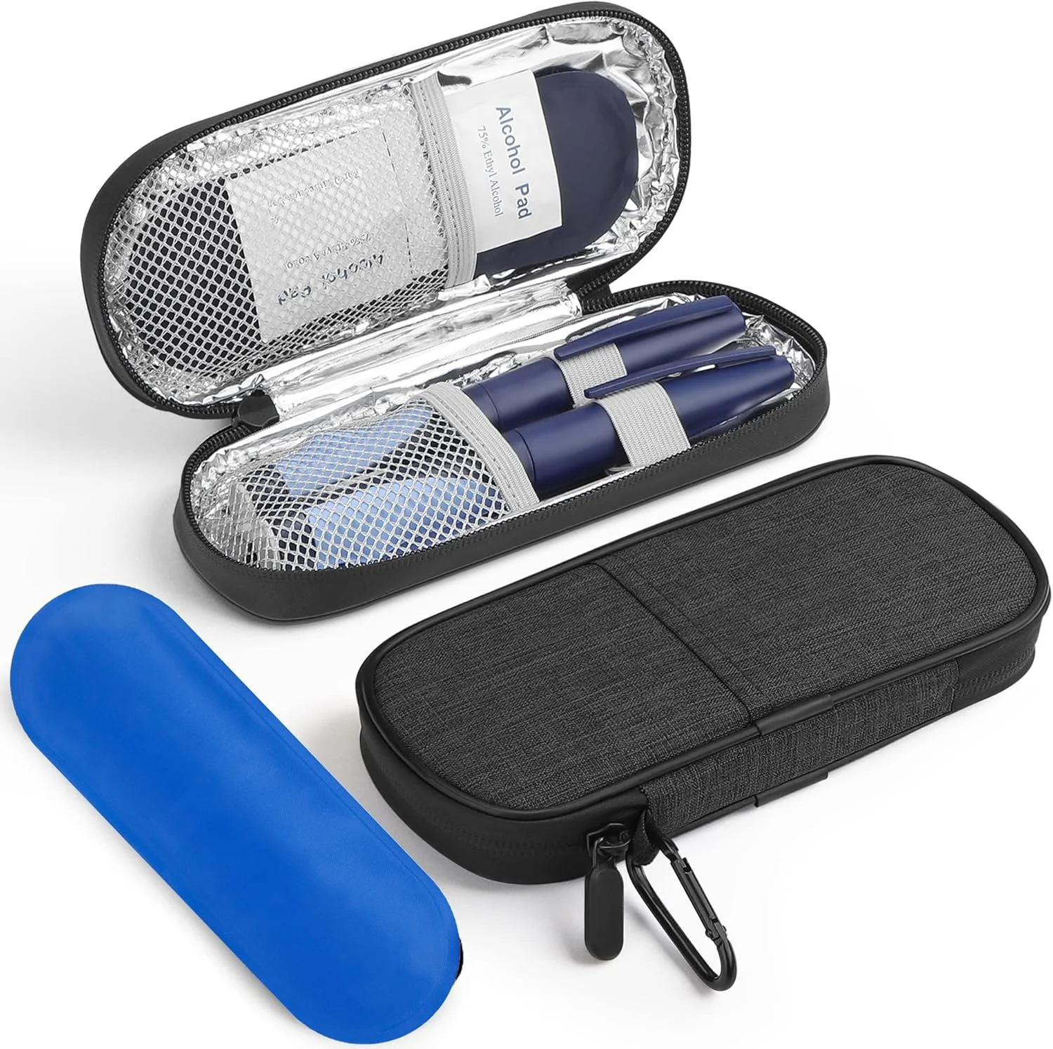 کیف خنک نگهدارنده انسولین KOWVOWZ، سازمان دهنده خنک کننده عایق دارویی قابل حمل دیابتی، کیف خنک کننده انسولین با 1 بسته یخ قابل استفاده مجدد برای زندگی روزمره و سفر کیف خنک نگهدارنده انسولین KOWVOWZ، سازمان دهنده خنک کننده عایق دارویی قابل حمل دیابتی، کیف خنک کننده انسولین با 1 بسته یخ قابل استفاده مجدد برای زندگی روزمره و سفر