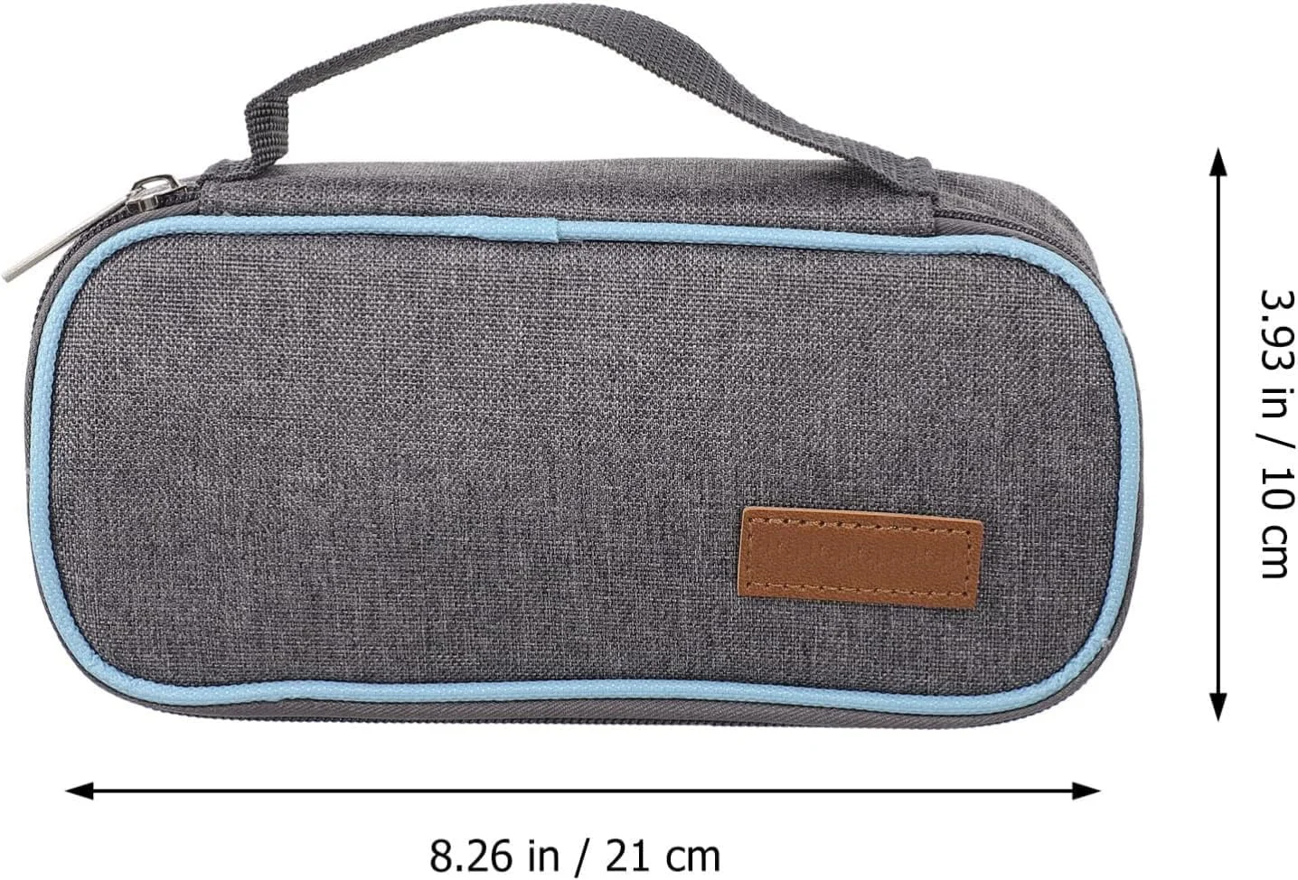 کیف خنک نگهدارنده انسولین Kaiderine، سازمان دهنده داروی دیابتی، کیف خنک کننده عایق بندی شده با 2 بسته یخ و آستر عایق برای سفر (آبی) کیف خنک نگهدارنده انسولین Kaiderine، سازمان دهنده داروی دیابتی، کیف خنک کننده عایق بندی شده با 2 بسته یخ و آستر عایق برای سفر (آبی)