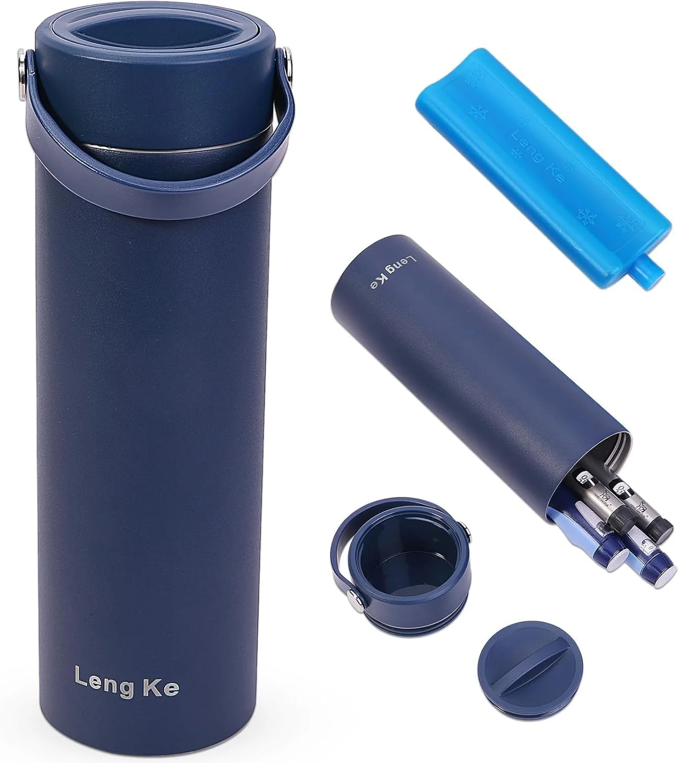 کیف حمل قلم انسولین دیابت و لوازم جانبی با بسته یخ تایید شده TSA، کیف خنک کننده قابل حمل دارو برای سازماندهی دیابت، ویال نگهداری انسولین (آبی) کیف حمل قلم انسولین دیابت و لوازم جانبی با بسته یخ تایید شده TSA، کیف خنک کننده قابل حمل دارو برای سازماندهی دیابت، ویال نگهداری انسولین (آبی)