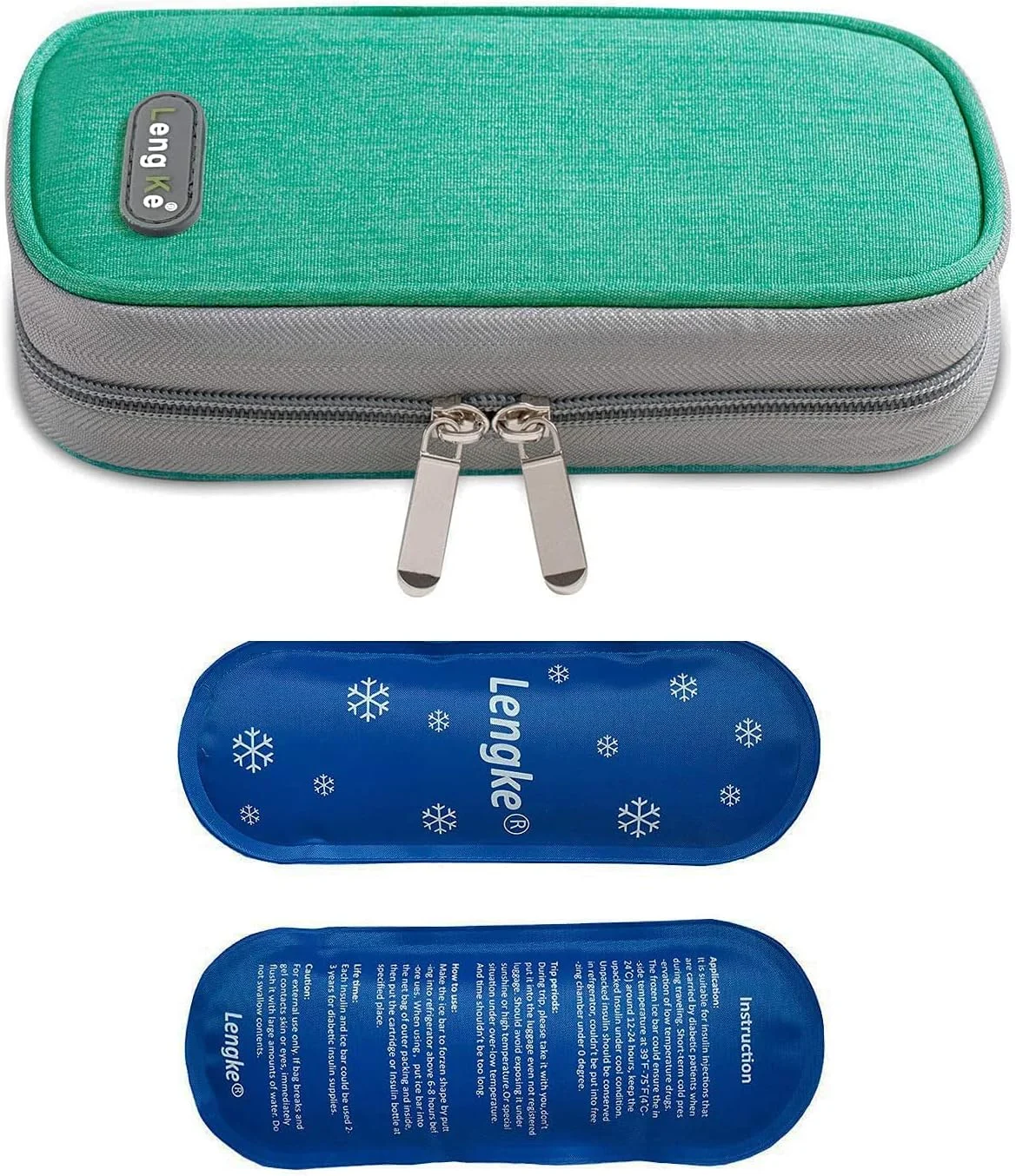 کیف خنک نگهدارنده انسولین، کیف عایق دارویی دیابت با 2 کیسه یخ برای خنک نگه داشتن دارو کیف خنک نگهدارنده انسولین، کیف عایق دارویی دیابت با 2 کیسه یخ برای خنک نگه داشتن دارو