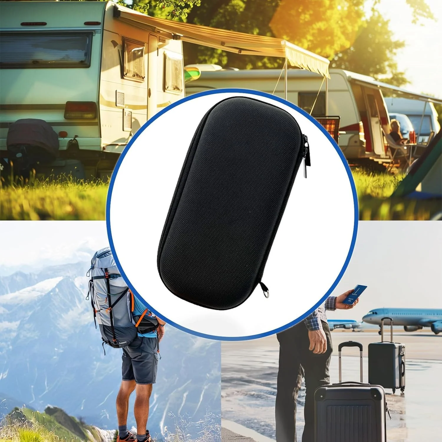 کیف خنک نگهدارنده قلم انسولین به همراه 2 بسته یخ، کیف عایق دارویی دیابتی برای قلم های انسولین و لوازم دیابتی، کیف قابل حمل و سازمان دهنده دیابتی برای زندگی روزمره و سفرها کیف خنک نگهدارنده قلم انسولین به همراه 2 بسته یخ، کیف عایق دارویی دیابتی برای قلم های انسولین و لوازم دیابتی، کیف قابل حمل و سازمان دهنده دیابتی برای زندگی روزمره و سفرها