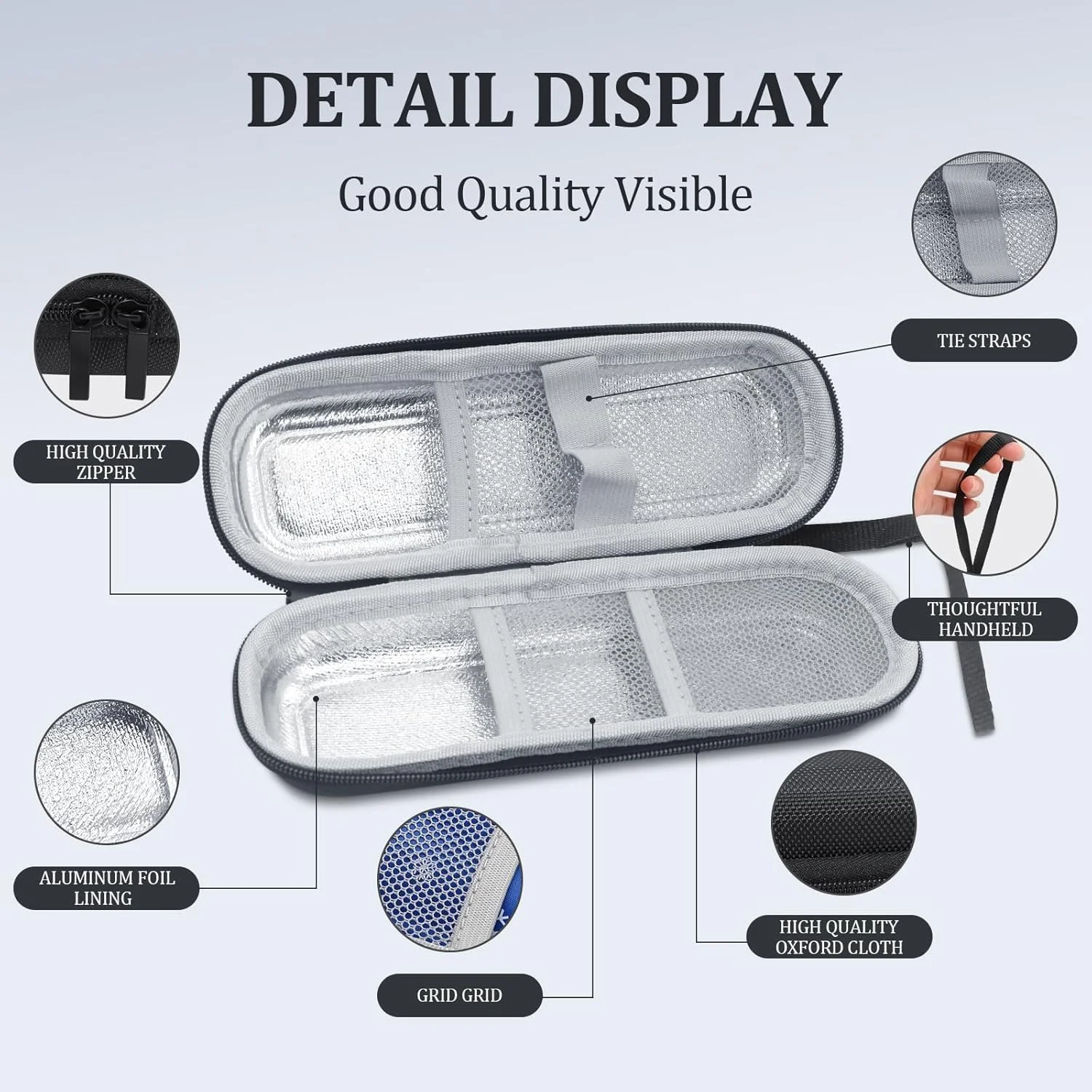 کیف خنک نگهدارنده دارو، کیف خنک کننده قابل حمل دارو برای دارو، کیف خنک نگهدارنده دارو برای افراد دیابتی - مشکی کیف خنک نگهدارنده دارو، کیف خنک کننده قابل حمل دارو برای دارو، کیف خنک نگهدارنده دارو برای افراد دیابتی - مشکی