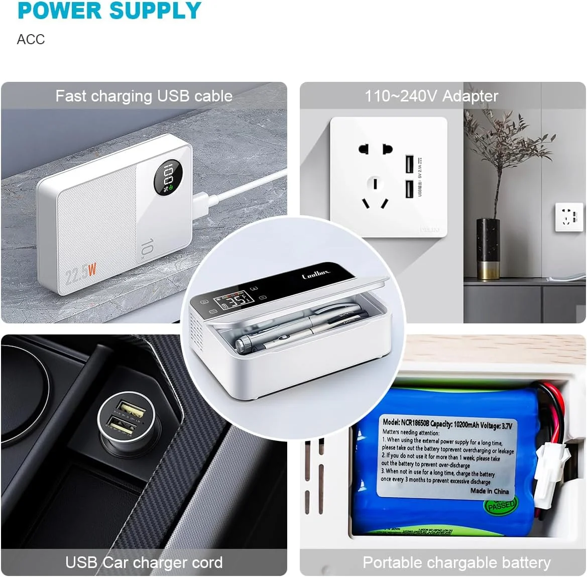 جعبه خنک کننده انسولین، صفحه نمایش LED دما فارنهایت با کنترل لمسی، کیف خنک کننده انسولین مورد تایید TSA، جعبه نگهداری دارو با قابلیت خنک سازی (فارنهایت کوچک) جعبه خنک کننده انسولین، صفحه نمایش LED دما فارنهایت با کنترل لمسی، کیف خنک کننده انسولین مورد تایید TSA، جعبه نگهداری دارو با قابلیت خنک سازی (فارنهایت کوچک)