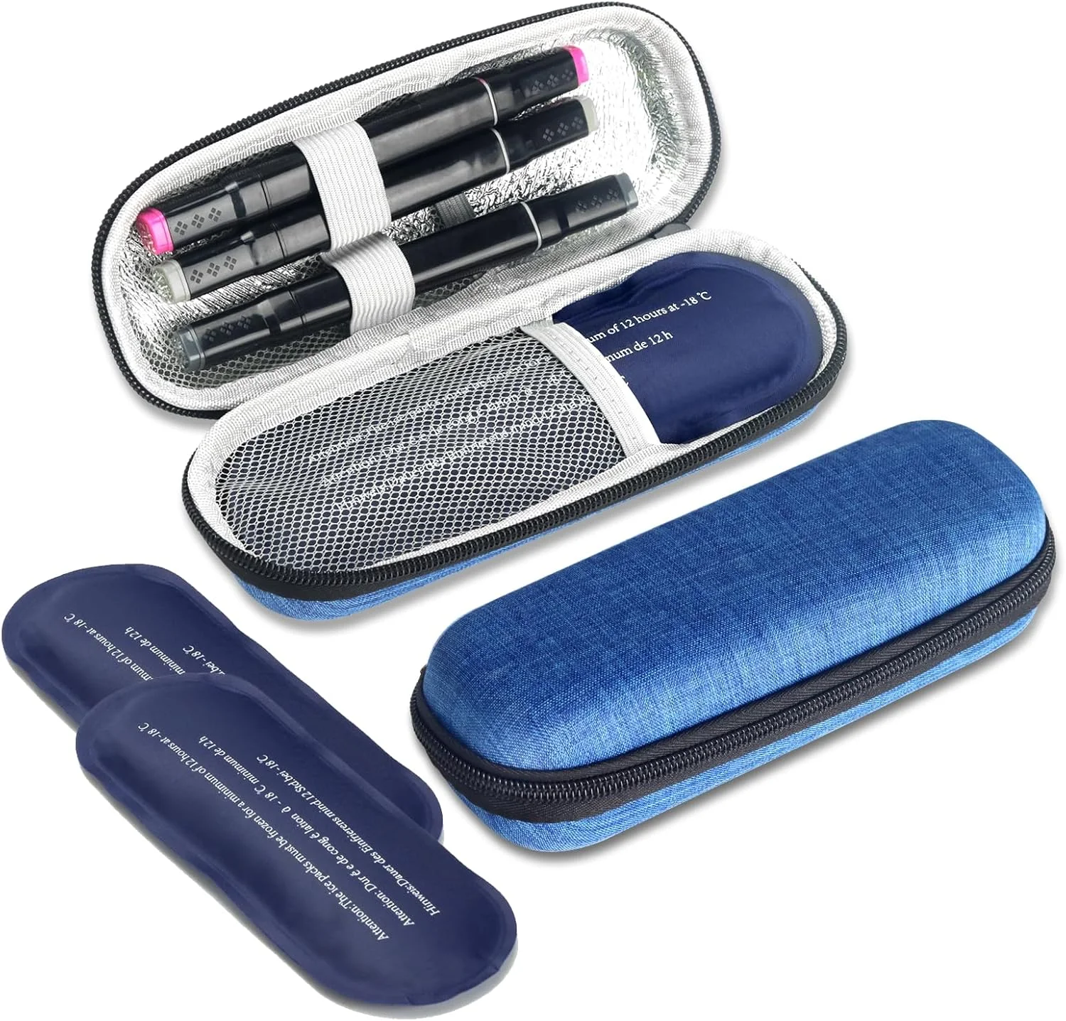 کیف خنک نگهدارنده انسولین روآرژی به همراه 2 بسته یخ کیف خنک نگهدارنده انسولین روآرژی به همراه 2 بسته یخ