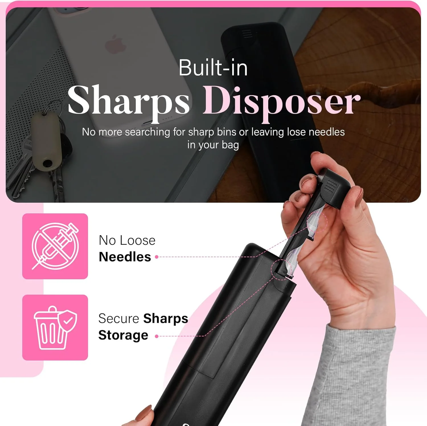 کیف حمل روزانه انسولین STRAWBERRY & CO DailyEase با محفظه داخلی برای نگهداری سوزن - سازمان دهنده لوازم دیابتی مورد تایید TSA برای Ozempic، قلم های انسولین و نگهداری سوزن - مشکی کیف حمل روزانه انسولین STRAWBERRY & CO DailyEase با محفظه داخلی برای نگهداری سوزن - سازمان دهنده لوازم دیابتی مورد تایید TSA برای Ozempic، قلم های انسولین و نگهداری سوزن - مشکی