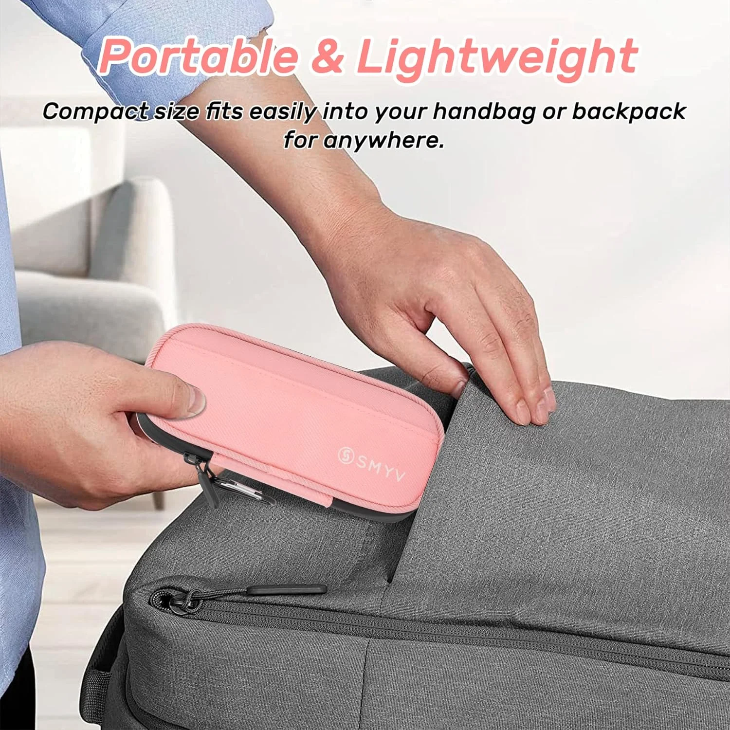 کیف خنک نگهدارنده انسولین SMYV با 2 بسته یخ تایید شده TSA، خنک کننده دارو برای لوازم دیابتی، جمع و جور برای مسافرت و زندگی روزمره (صورتی) کیف خنک نگهدارنده انسولین SMYV با 2 بسته یخ تایید شده TSA، خنک کننده دارو برای لوازم دیابتی، جمع و جور برای مسافرت و زندگی روزمره (صورتی)