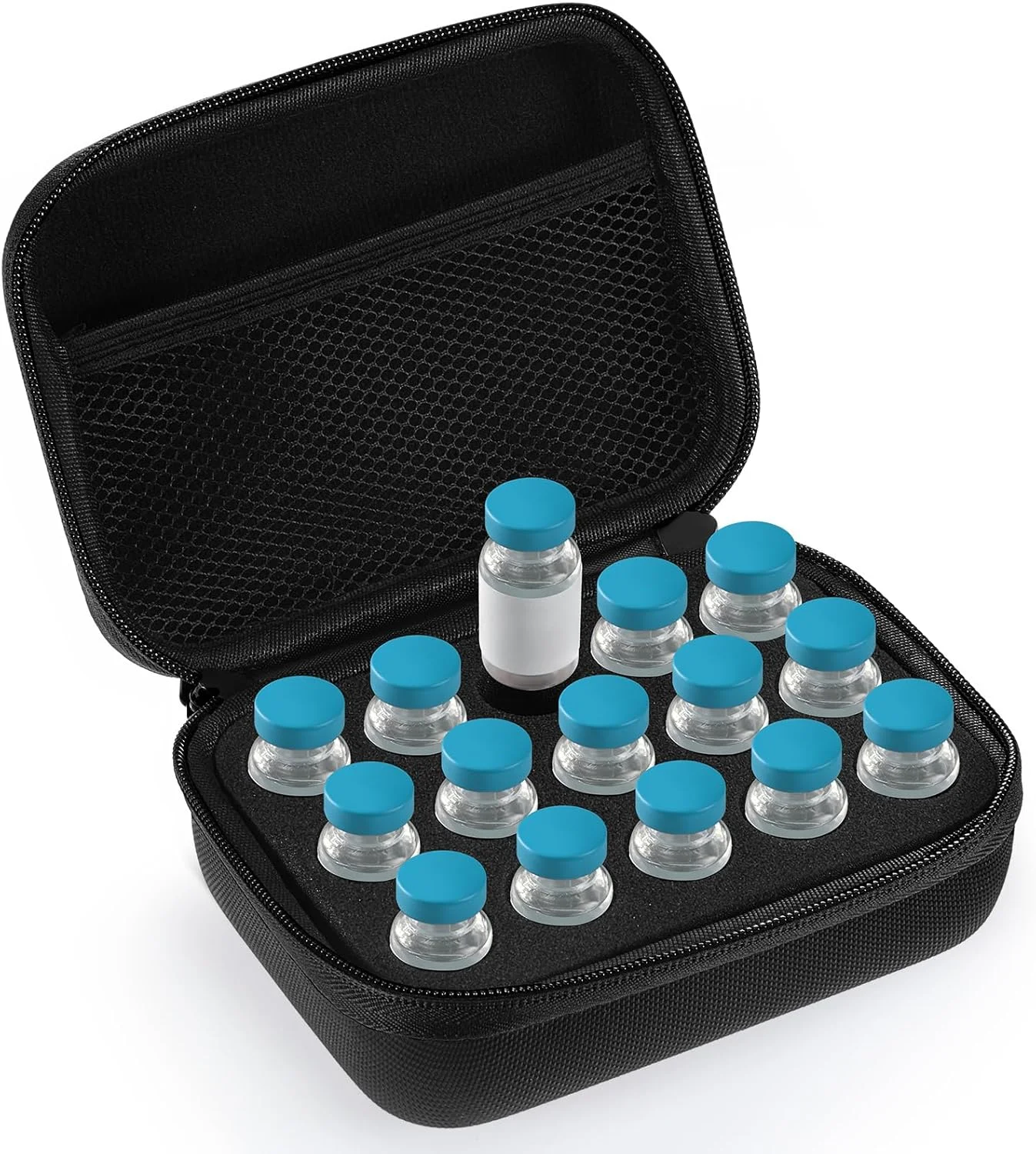 کیف حمل و نگهداری 15 ویال پپتید انسولین یخچال، کیف محافظ نگهدارنده ویال، مناسب برای ویال های استاندارد 10 میلی لیتری، سازمان دهنده کیف مسافرتی خنک کننده انسولین محافظ دیابت (مشکی) کیف حمل و نگهداری 15 ویال پپتید انسولین یخچال، کیف محافظ نگهدارنده ویال، مناسب برای ویال های استاندارد 10 میلی لیتری، سازمان دهنده کیف مسافرتی خنک کننده انسولین محافظ دیابت (مشکی)