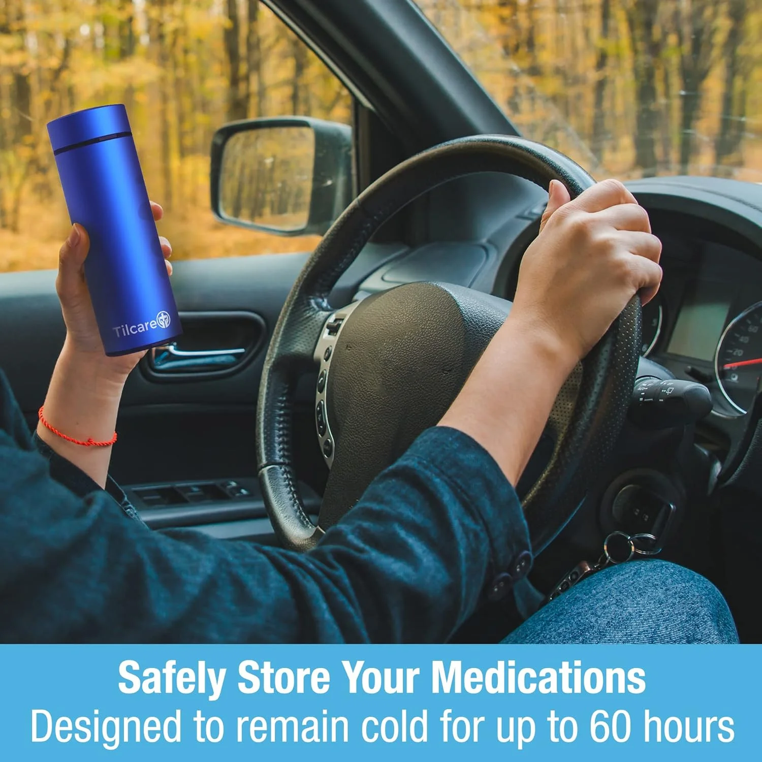 کیف خنک نگهدارنده دارو تیلکر - جعبه خنک کننده دارو قابل استفاده مجدد 60 ساعته - کیف دارویی استاندارد مورد تایید TSA - بطری اضطراری 12 ساعته - مناسب برای حداکثر 2 قلم دیابتی و بطری های دارو کیف خنک نگهدارنده دارو تیلکر - جعبه خنک کننده دارو قابل استفاده مجدد 60 ساعته - کیف دارویی استاندارد مورد تایید TSA - بطری اضطراری 12 ساعته - مناسب برای حداکثر 2 قلم دیابتی و بطری های دارو