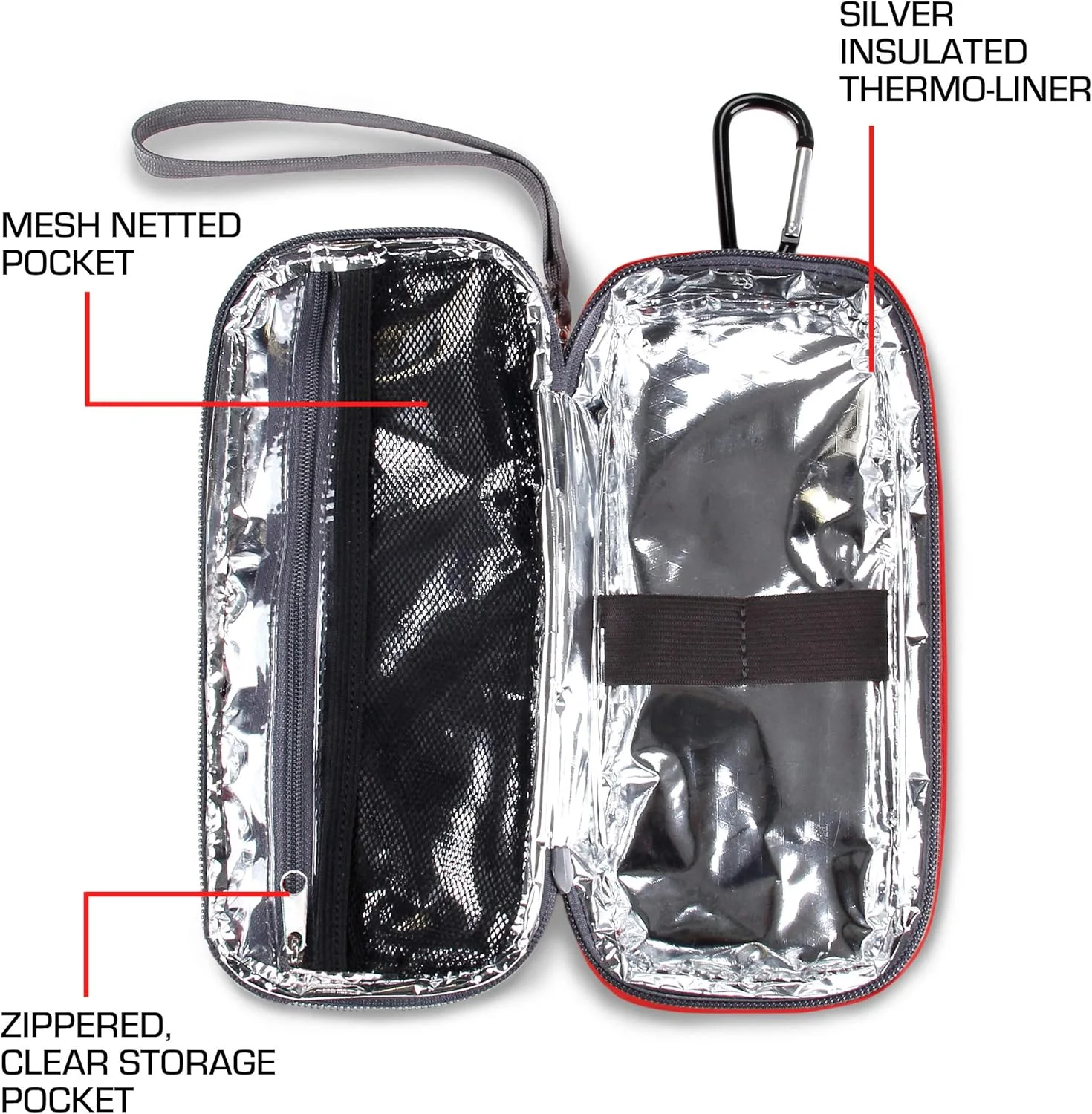 کیف لوازم دیابت USA GEAR - کیف خنک نگهدارنده انسولین با فضای داخلی عایق بندی شده، سازگار با سوزن قلم انسولین، ژل گلوکز، کیت دستگاه لنست و سایر لوازم دیابت (یخ شامل نمی شود) کیف لوازم دیابت USA GEAR - کیف خنک نگهدارنده انسولین با فضای داخلی عایق بندی شده، سازگار با سوزن قلم انسولین، ژل گلوکز، کیت دستگاه لنست و سایر لوازم دیابت (یخ شامل نمی شود)