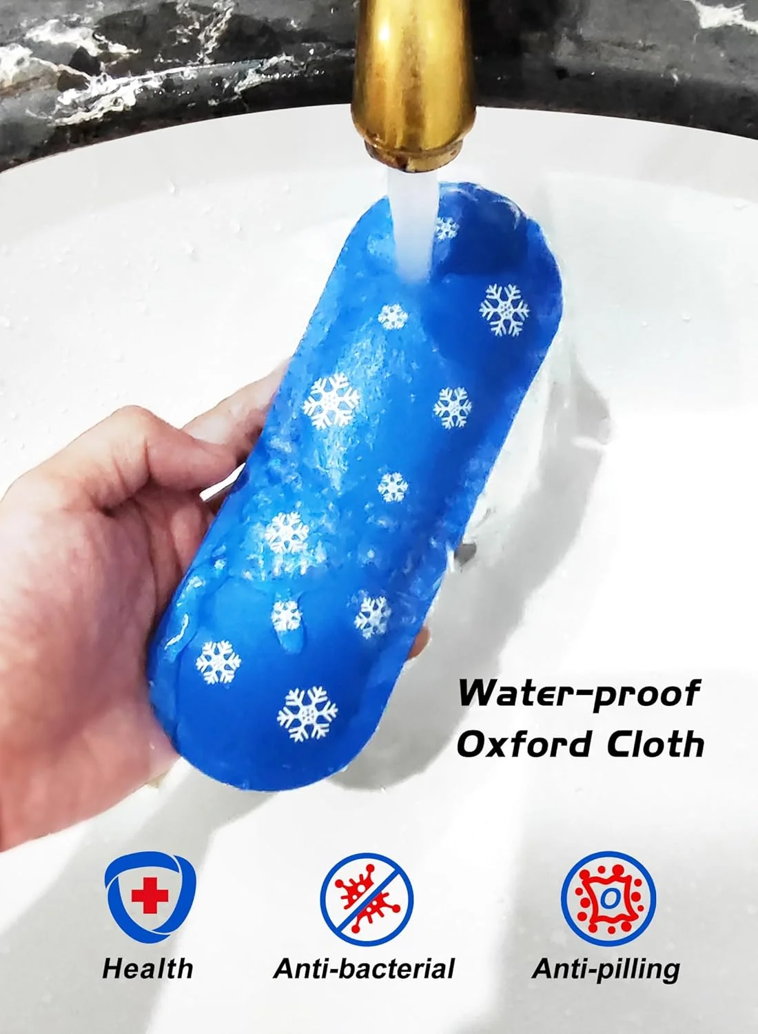 یوربازار 6 بسته یخ خشک تایید شده توسط TSA، بستههای یخ برای خنک نگه داشتن دارو، بستههای یخ قابل استفاده مجدد، بستههای یخ مسافرتی برای داروها (آبی) یوربازار 6 بسته یخ خشک تایید شده توسط TSA، بستههای یخ برای خنک نگه داشتن دارو، بستههای یخ قابل استفاده مجدد، بستههای یخ مسافرتی برای داروها (آبی)