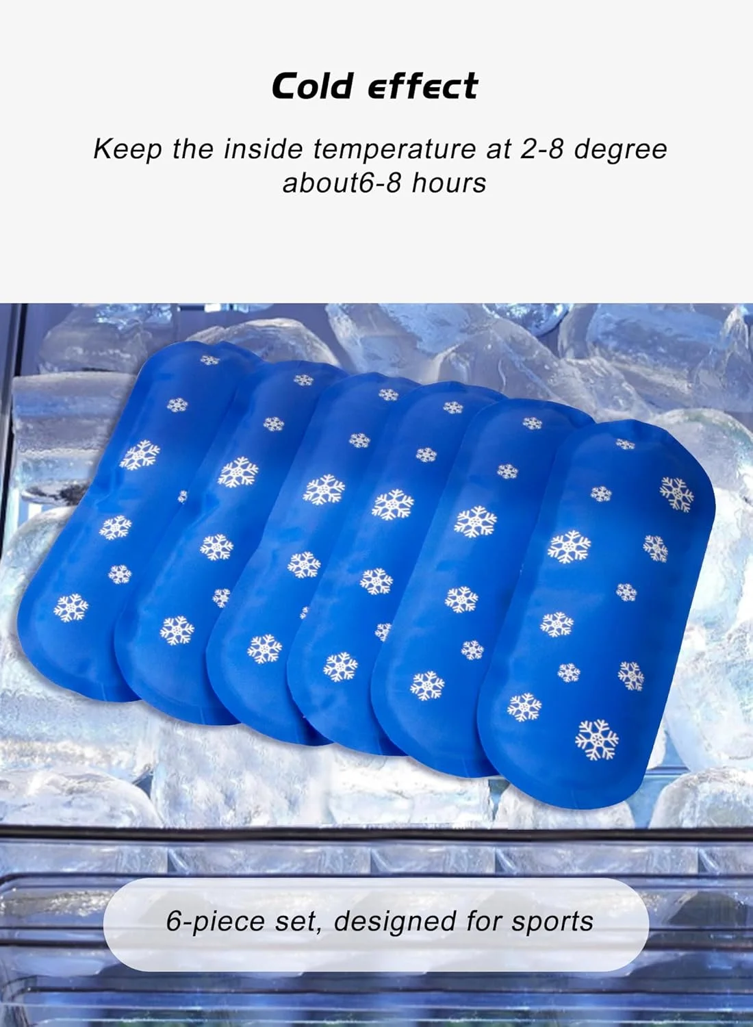 یوربازار 6 بسته یخ خشک تایید شده توسط TSA، بستههای یخ برای خنک نگه داشتن دارو، بستههای یخ قابل استفاده مجدد، بستههای یخ مسافرتی برای داروها (آبی) یوربازار 6 بسته یخ خشک تایید شده توسط TSA، بستههای یخ برای خنک نگه داشتن دارو، بستههای یخ قابل استفاده مجدد، بستههای یخ مسافرتی برای داروها (آبی)