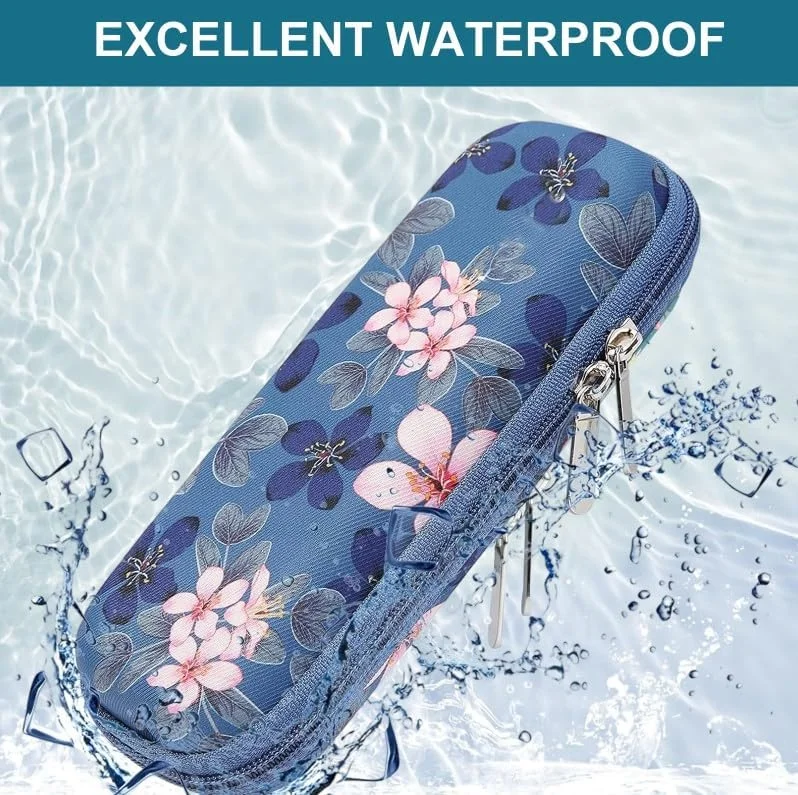 کیف خنک نگهدارنده انسولین Wisfunlly برای افراد دیابتی، کیف خنک کننده انسولین برای سازماندهی و حمل قلم انسولین، سازمان دهنده عایق دار داروهای دیابتی مناسب برای زندگی روزمره و سفر با 2 بسته یخ کیف خنک نگهدارنده انسولین Wisfunlly برای افراد دیابتی، کیف خنک کننده انسولین برای سازماندهی و حمل قلم انسولین، سازمان دهنده عایق دار داروهای دیابتی مناسب برای زندگی روزمره و سفر با 2 بسته یخ