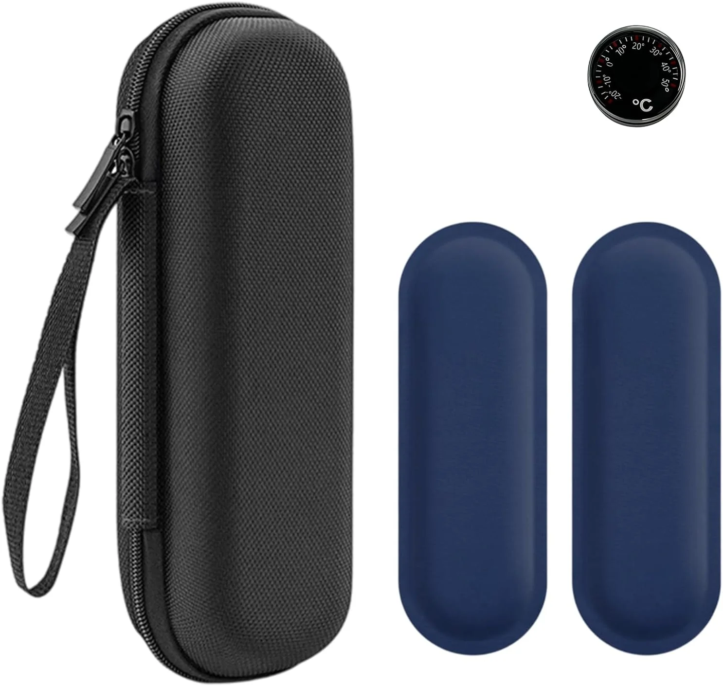 جعبه خنک نگهدارنده دارو مسافرتی، کیف خنک نگهدارنده دارو با 2 بسته یخ و دماسنج، کیف مسافرتی خنک کننده انسولین، جعبه خنک نگهدارنده با حمل آسان (مشکی) جعبه خنک نگهدارنده دارو مسافرتی، کیف خنک نگهدارنده دارو با 2 بسته یخ و دماسنج، کیف مسافرتی خنک کننده انسولین، جعبه خنک نگهدارنده با حمل آسان (مشکی)