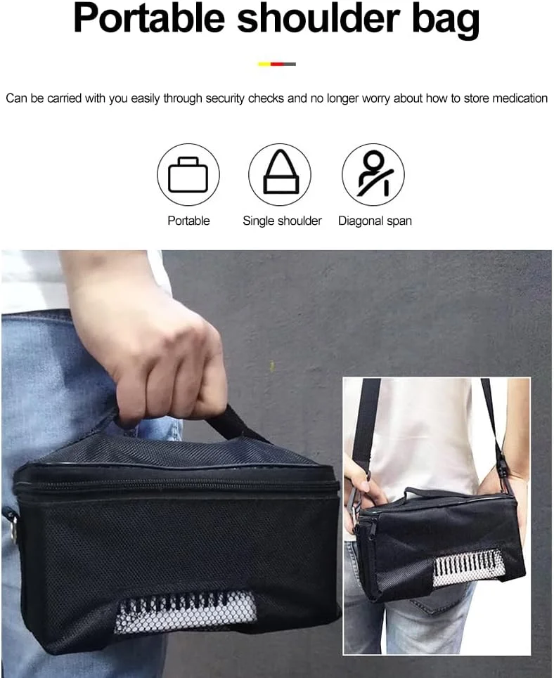 یخچال قابل حمل انسولین Zertylre با صفحه نمایش LCD، جعبه خنک کننده کوچک USB با دمای ثابت 2-8 درجه سانتیگراد، دارای آلارم برای خودرو، مسافرت، خانه، 1 باتری یخچال قابل حمل انسولین Zertylre با صفحه نمایش LCD، جعبه خنک کننده کوچک USB با دمای ثابت 2-8 درجه سانتیگراد، دارای آلارم برای خودرو، مسافرت، خانه، 1 باتری