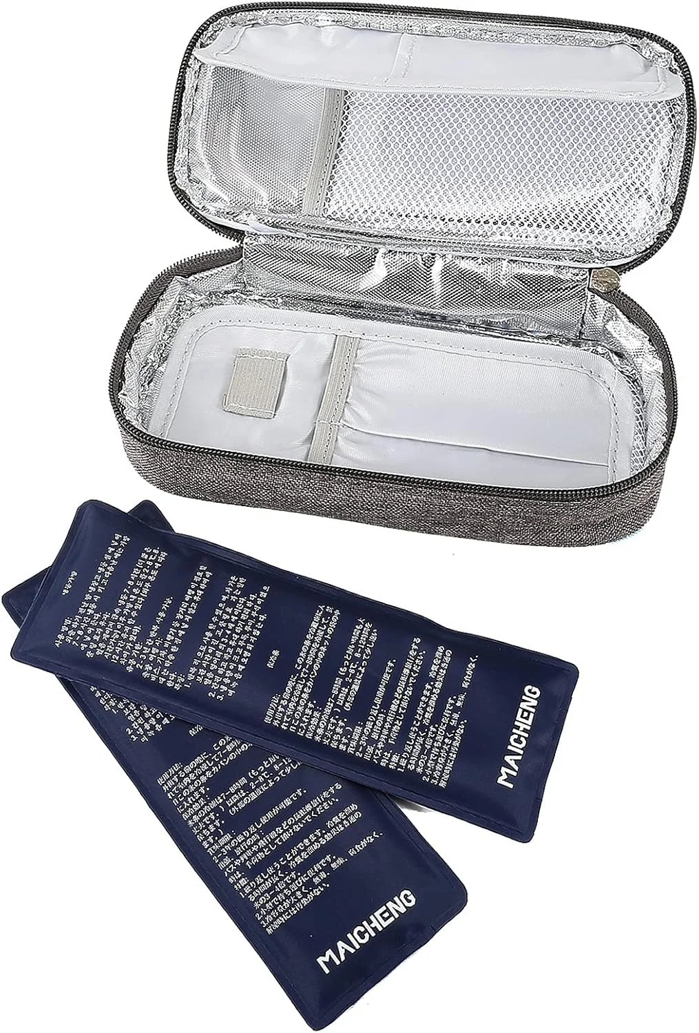 کیف خنک نگهدارنده انسولین ALNKDH، کیف مسافرتی قابل حمل خنک کننده پزشکی، کیف پزشکی دیابتی برای قلم انسولین و نگهداری خنک داروی انسولین با 2 بسته یخ خنک کننده کیف خنک نگهدارنده انسولین ALNKDH، کیف مسافرتی قابل حمل خنک کننده پزشکی، کیف پزشکی دیابتی برای قلم انسولین و نگهداری خنک داروی انسولین با 2 بسته یخ خنک کننده