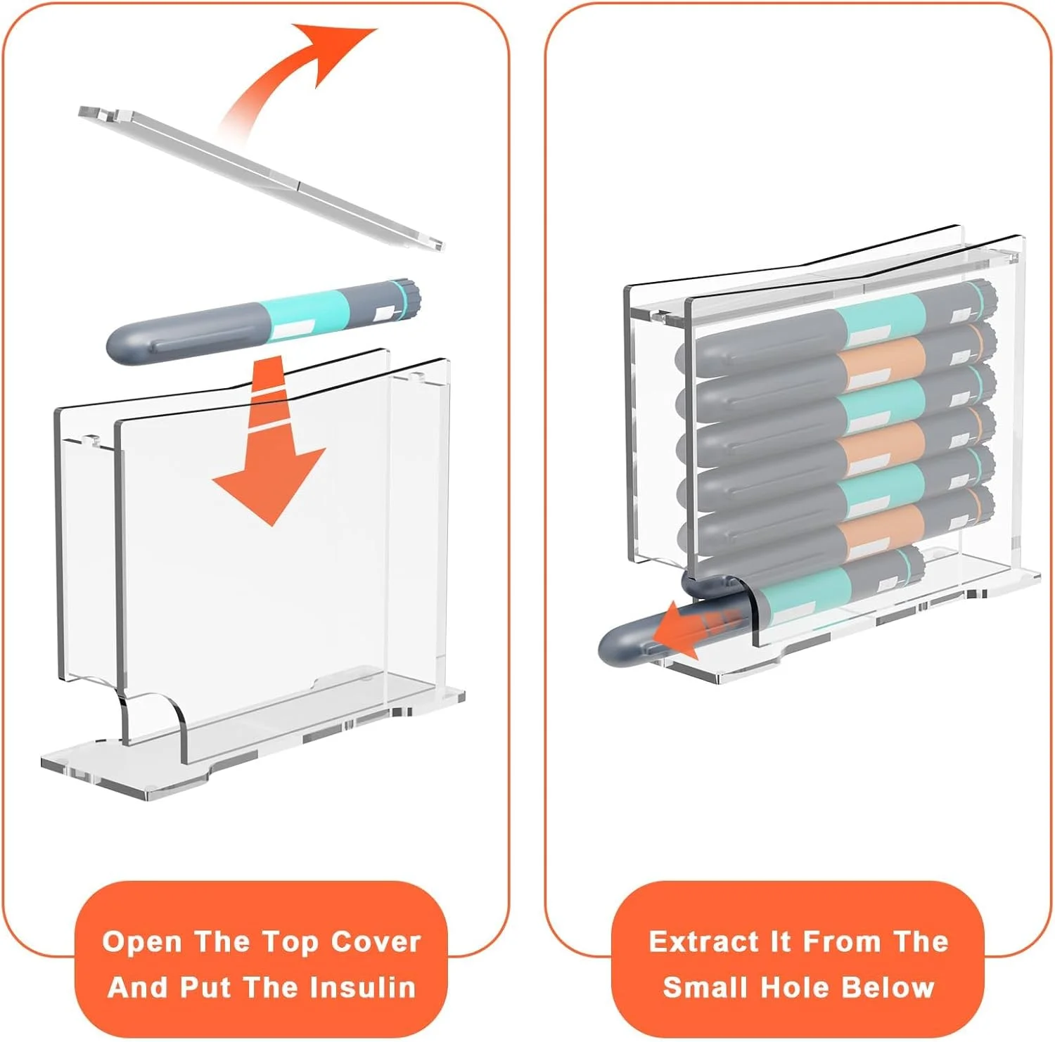 جعبه نگهداری قلم انسولین Beautyflier، جعبه سازمان دهنده نگهدارنده قلم انسولین، استفاده روزانه، سبک وزن، صرفه جویی در فضا، قلم انسولین شامل نمی شود (اکریلیک، 2 عدد) جعبه نگهداری قلم انسولین Beautyflier، جعبه سازمان دهنده نگهدارنده قلم انسولین، استفاده روزانه، سبک وزن، صرفه جویی در فضا، قلم انسولین شامل نمی شود (اکریلیک، 2 عدد)