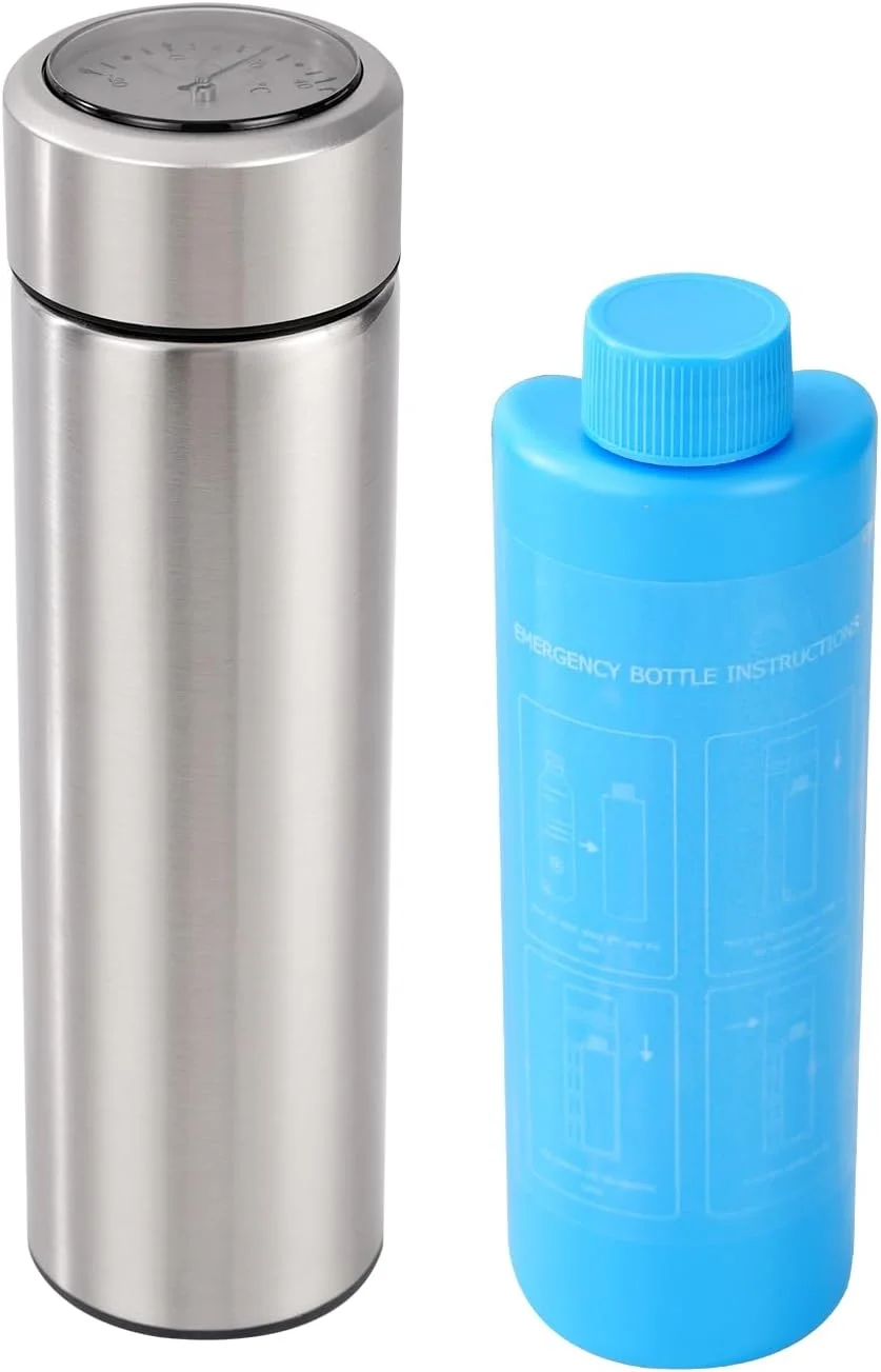 کیف خنک نگهدارنده دارو بوگوش مدل 60H، دارای تاییدیه TSA و نمایشگر دما، مناسب برای سفر، کیف خنک کننده دارو برای سفر، جعبه خنک کننده قلم انسولین (نقره ای) کیف خنک نگهدارنده دارو بوگوش مدل 60H، دارای تاییدیه TSA و نمایشگر دما، مناسب برای سفر، کیف خنک کننده دارو برای سفر، جعبه خنک کننده قلم انسولین (نقره ای)