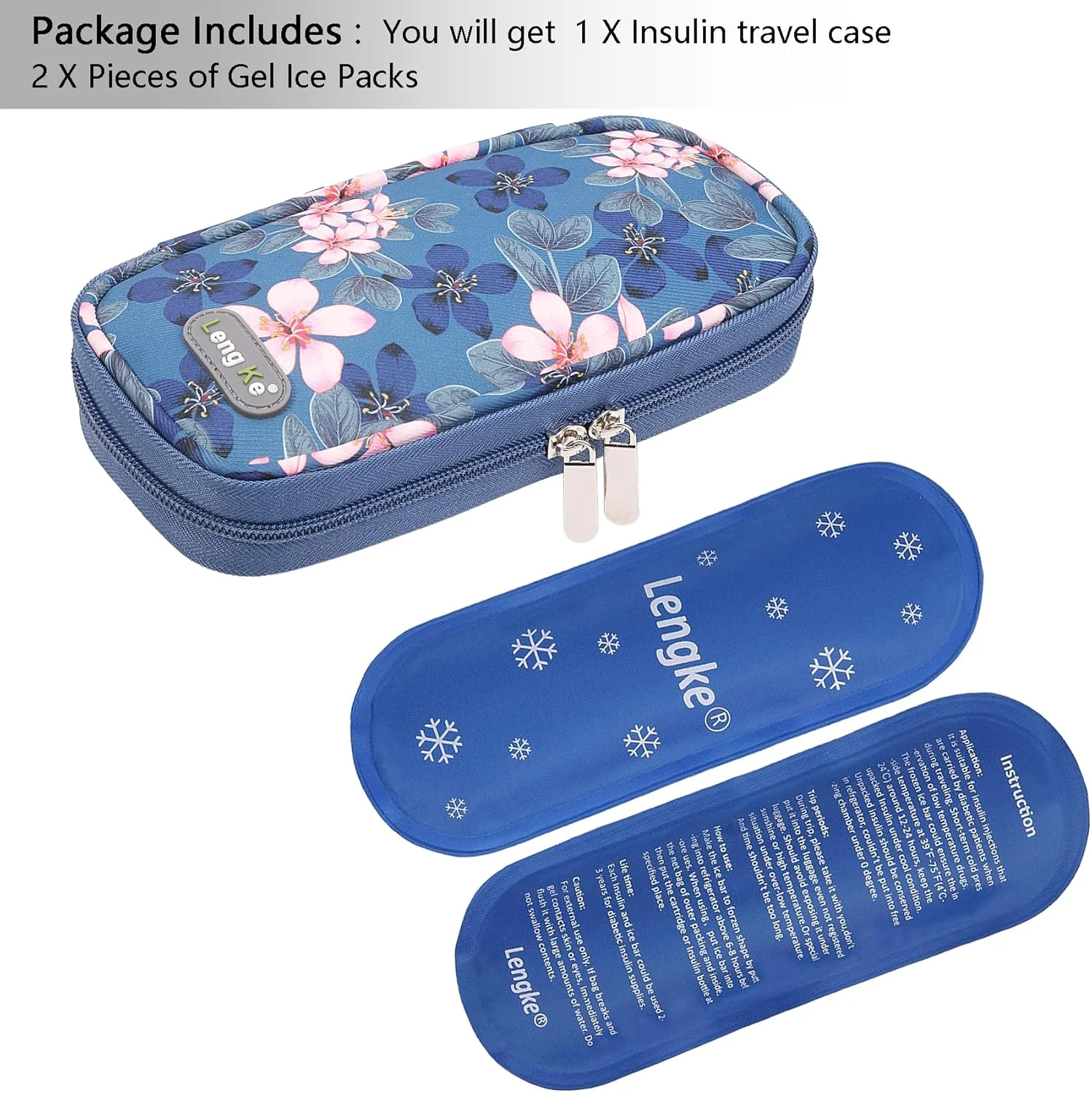 کیف خنک نگهدارنده انسولین آیوانبر، کیف خنک کننده کوچک داروهای دیابتی قابل حمل با 2 بسته یخ ژله ای قابل استفاده مجدد برای قلم های انسولین در سفر و سایر لوازم دیابتی کیف خنک نگهدارنده انسولین آیوانبر، کیف خنک کننده کوچک داروهای دیابتی قابل حمل با 2 بسته یخ ژله ای قابل استفاده مجدد برای قلم های انسولین در سفر و سایر لوازم دیابتی