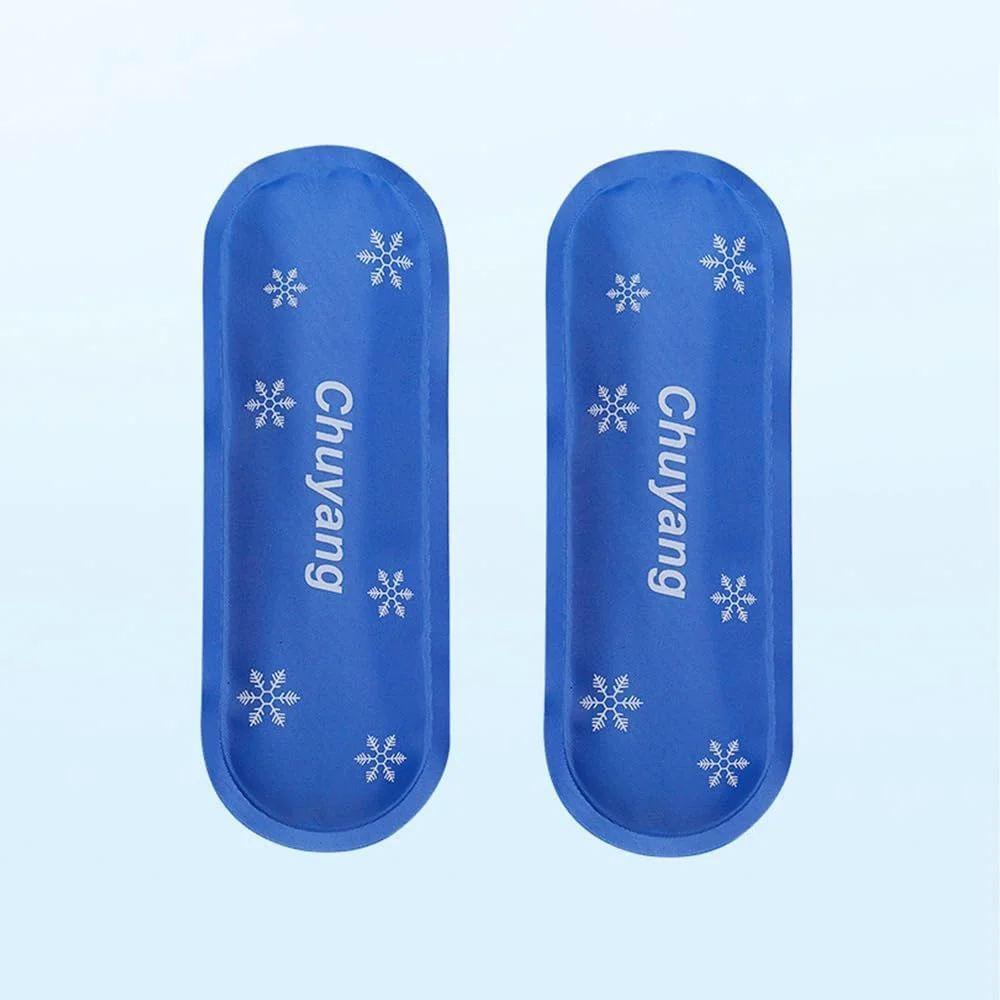 کیف حمل قلم انسولین ANCLLO، کیف مسافرتی دیابتی با 2 بسته یخ نایلونی، کیف خنک کننده انسولین برای لوازم دیابتی، کیف حمل انسولین، آبی