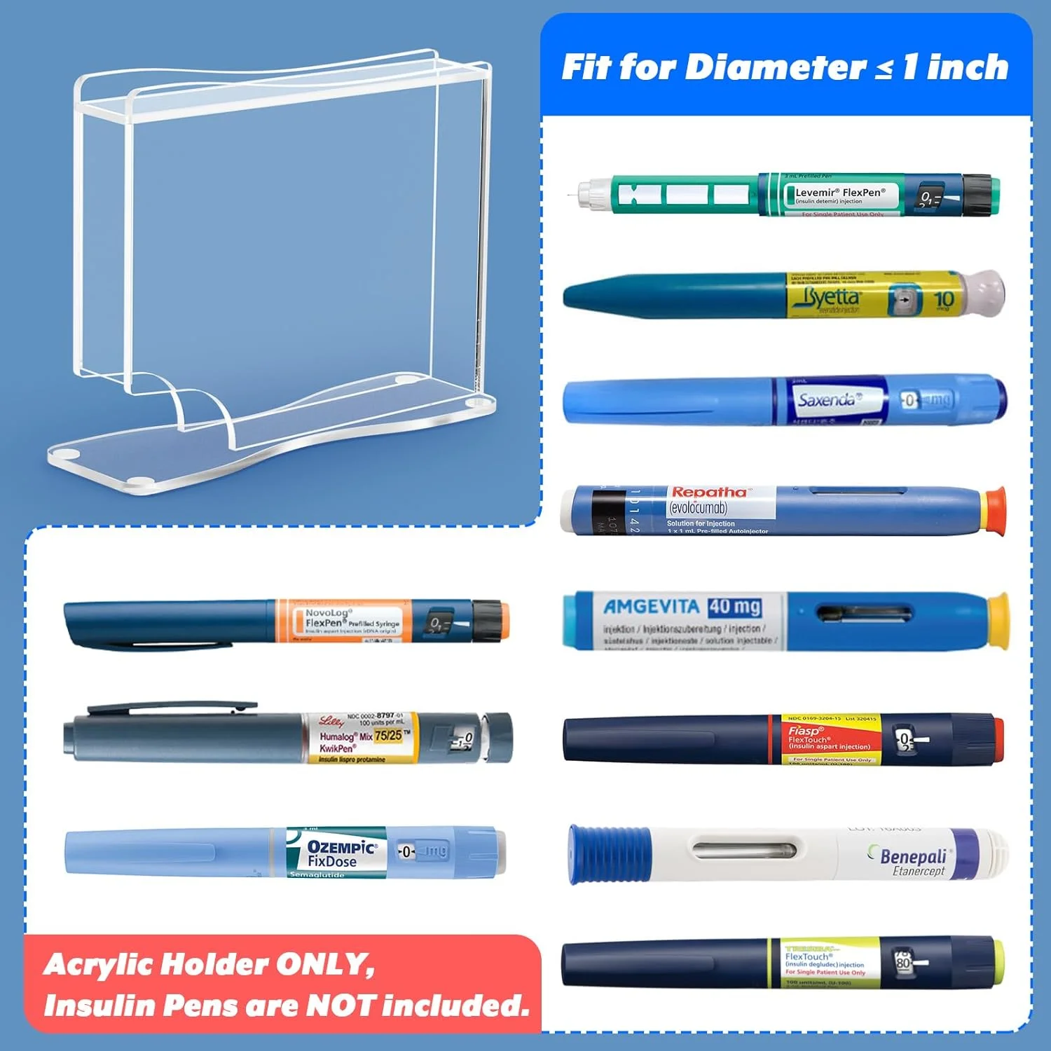 نگهدارنده قلم انسولین Beautyflier برای یخچال، جعبه نگهداری قلم انسولین، کیف نظم دهنده نگهدارنده قلم انسولین، استفاده روزانه، سبک وزن، صرفه جویی در فضا، قلم انسولین شامل نمی شود (سایز M) نگهدارنده قلم انسولین Beautyflier برای یخچال، جعبه نگهداری قلم انسولین، کیف نظم دهنده نگهدارنده قلم انسولین، استفاده روزانه، سبک وزن، صرفه جویی در فضا، قلم انسولین شامل نمی شود (سایز M)