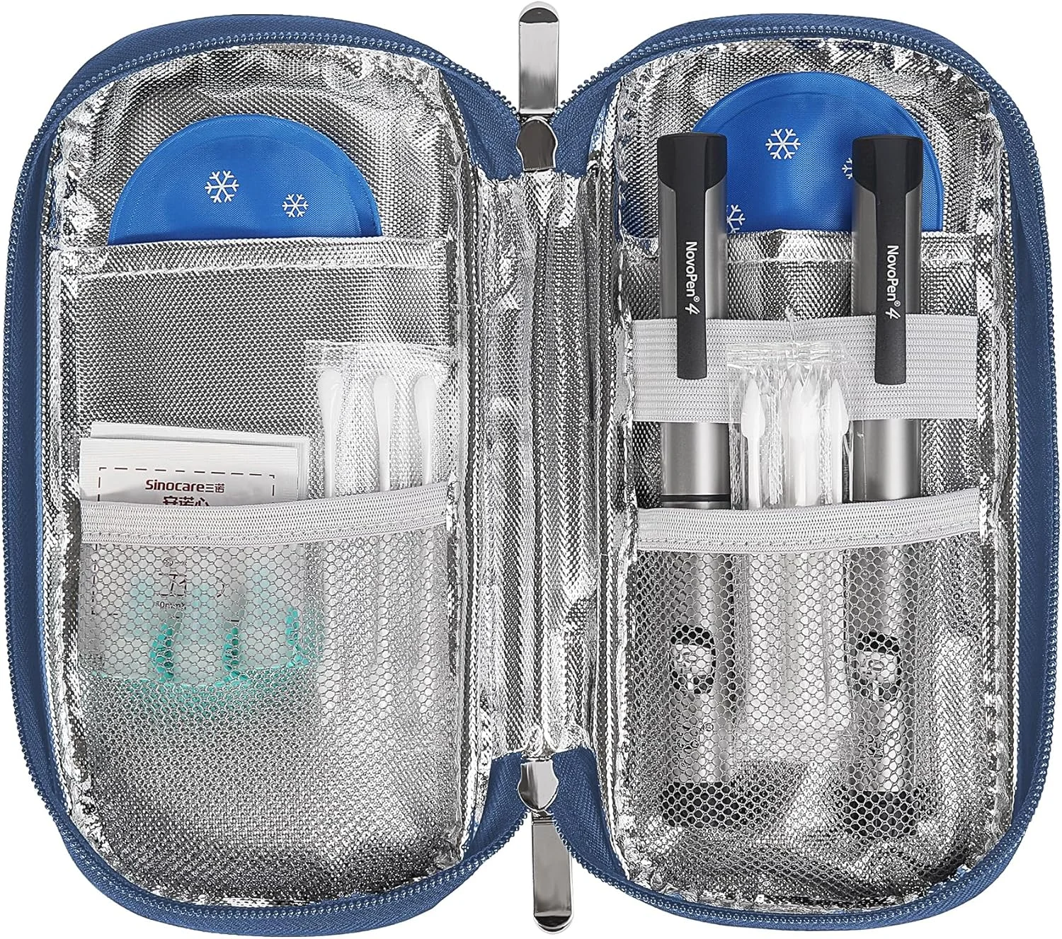 کیف خنک نگهدارنده انسولین آیوانبر، کیف خنک کننده کوچک داروهای دیابتی قابل حمل با 2 بسته یخ ژله ای قابل استفاده مجدد برای قلم های انسولین در سفر و سایر لوازم دیابتی کیف خنک نگهدارنده انسولین آیوانبر، کیف خنک کننده کوچک داروهای دیابتی قابل حمل با 2 بسته یخ ژله ای قابل استفاده مجدد برای قلم های انسولین در سفر و سایر لوازم دیابتی