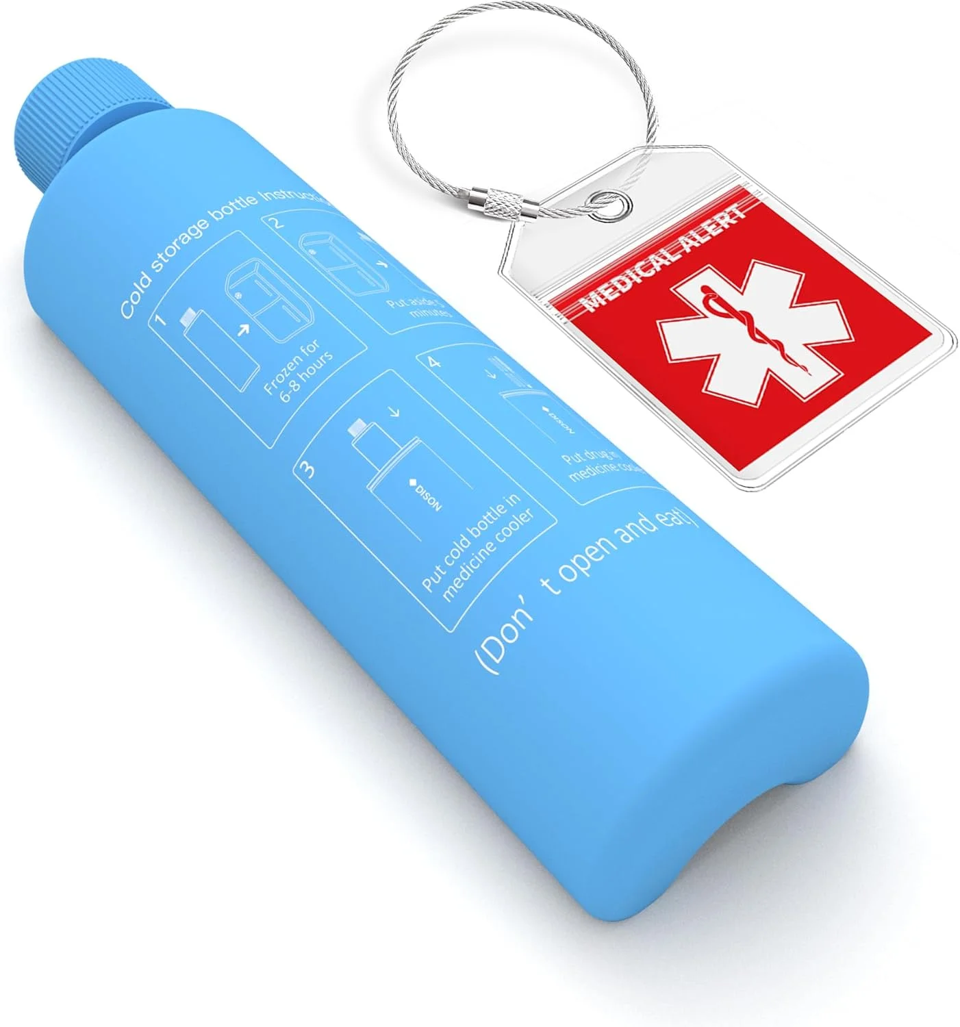 کیت بطری پک یخ سری بین قاره ای DISONCARE جایگزین برای جعبه خنک نگهدارنده دارو و انسولین مسافرتی DISONCARE 74H 7Pens کیت بطری پک یخ سری بین قاره ای DISONCARE جایگزین برای جعبه خنک نگهدارنده دارو و انسولین مسافرتی DISONCARE 74H 7Pens