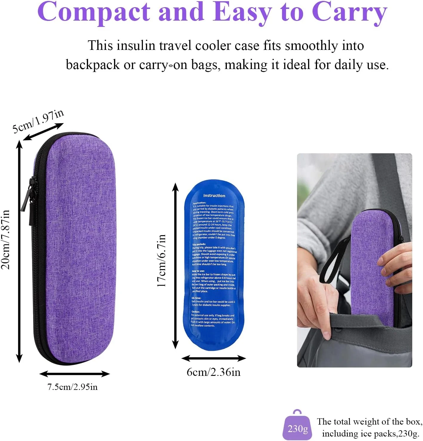 کیف خنک نگهدارنده انسولین با 2 بسته یخ، کیف کوچک دیابت، جعبه خنک برای وسایل دیابتی، خنک کننده قلم، کیف عایق دارو، خنک کننده دیابتی، دارو، قلم اسپری، کیف سرنگ، مسافرتی کیف خنک نگهدارنده انسولین با 2 بسته یخ، کیف کوچک دیابت، جعبه خنک برای وسایل دیابتی، خنک کننده قلم، کیف عایق دارو، خنک کننده دیابتی، دارو، قلم اسپری، کیف سرنگ، مسافرتی