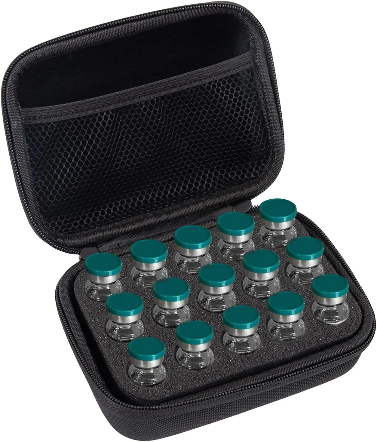 کیف نگهداری انسولین با 15 جایگاه، کیف مسافرتی انسولین با زیپ، خنک کننده انسولین، کیف قلم انسولین، مناسب برای ویال های استاندارد 10 میلی لیتری U-100 (بزرگ: 15.5×11×8 سانتی متر) کیف نگهداری انسولین با 15 جایگاه، کیف مسافرتی انسولین با زیپ، خنک کننده انسولین، کیف قلم انسولین، مناسب برای ویال های استاندارد 10 میلی لیتری U-100 (بزرگ: 15.5×11×8 سانتی متر)