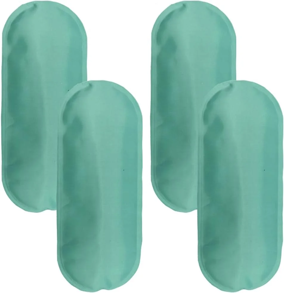 کیسه خنک کننده انسولین با بسته یخ - بسته سرد انسولین برای کیف حمل قلم خنک کننده انسولین، 4 عدد (آبی فیروزه ای) کیسه خنک کننده انسولین با بسته یخ - بسته سرد انسولین برای کیف حمل قلم خنک کننده انسولین، 4 عدد (آبی فیروزه ای)