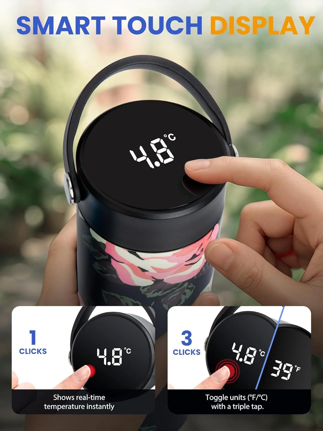 کیف خنک نگهدارنده قلم انسولین SUNMON با نمایشگر دما سانتیگراد/فارنهایت، کیف مسافرتی قابل حمل خنک کننده قلم دیابتی با بسته یخ برای خنک نگه داشتن و نگهداری لوازم دیابتی کیف خنک نگهدارنده قلم انسولین SUNMON با نمایشگر دما سانتیگراد/فارنهایت، کیف مسافرتی قابل حمل خنک کننده قلم دیابتی با بسته یخ برای خنک نگه داشتن و نگهداری لوازم دیابتی