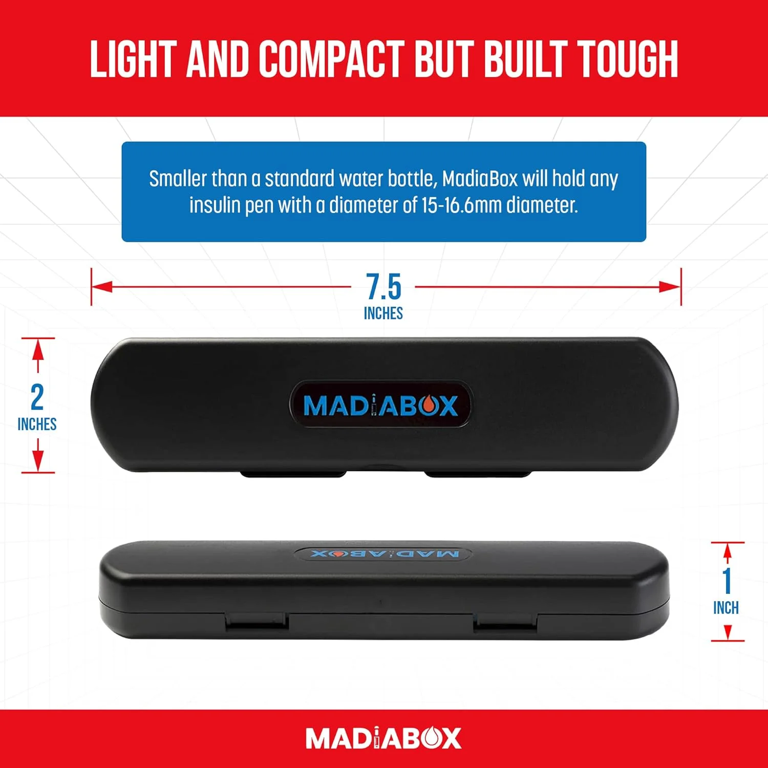 کیف نگهدارنده قلم و سوزن انسولین - کیف مسافرتی بادوام و قابل حمل برای نگهداری ایمن لوازم دیابتی - سازمان دهنده های مراقبت از دیابت و کیت های مسافرتی - محفظه انسولین برای قلم و سوزن