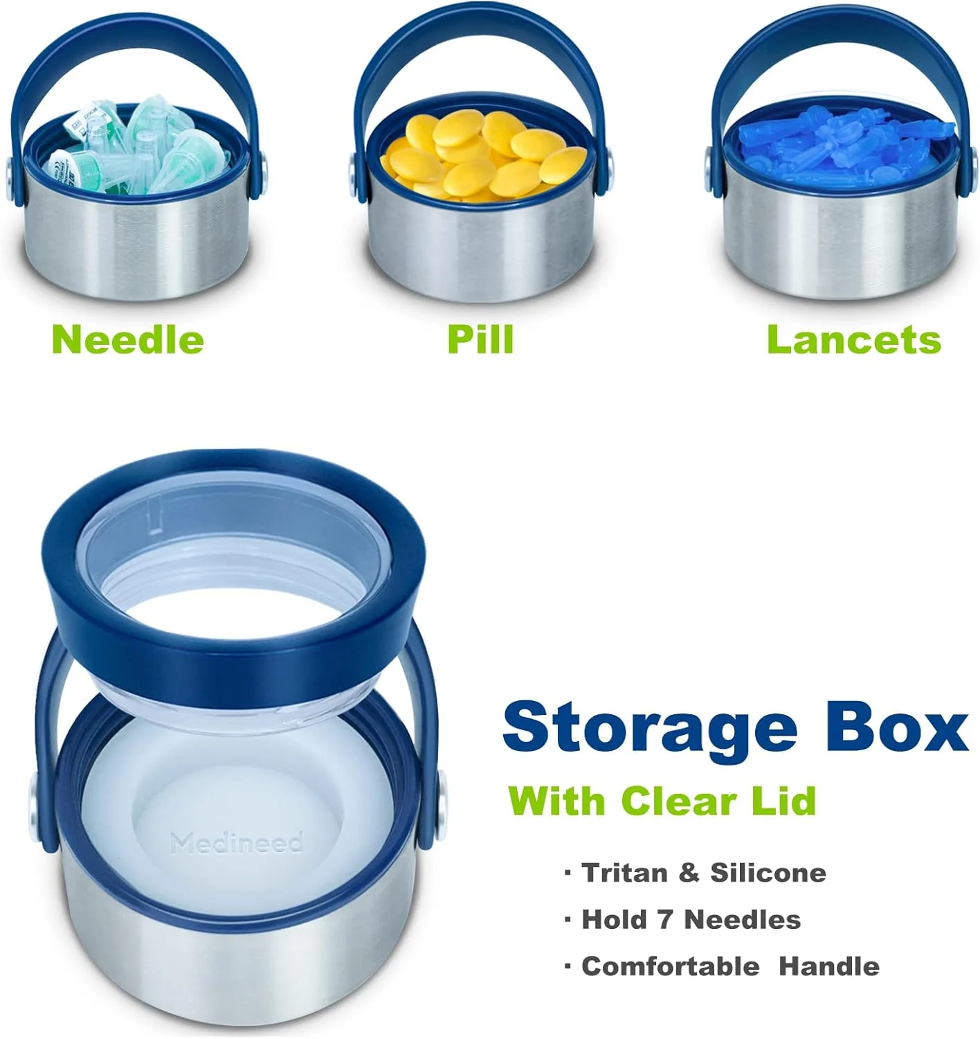 کیف خنک نگهدارنده انسولین MEDINEED، 60 ساعت، 3 قلم، سازمان دهنده داروی مسافرتی دیابت، خنک کننده دارو برای مراقبت از دیابت در سفر، کیت داروی مسافرتی با بسته های یخ مورد تایید TSA (آبی) کیف خنک نگهدارنده انسولین MEDINEED، 60 ساعت، 3 قلم، سازمان دهنده داروی مسافرتی دیابت، خنک کننده دارو برای مراقبت از دیابت در سفر، کیت داروی مسافرتی با بسته های یخ مورد تایید TSA (آبی)