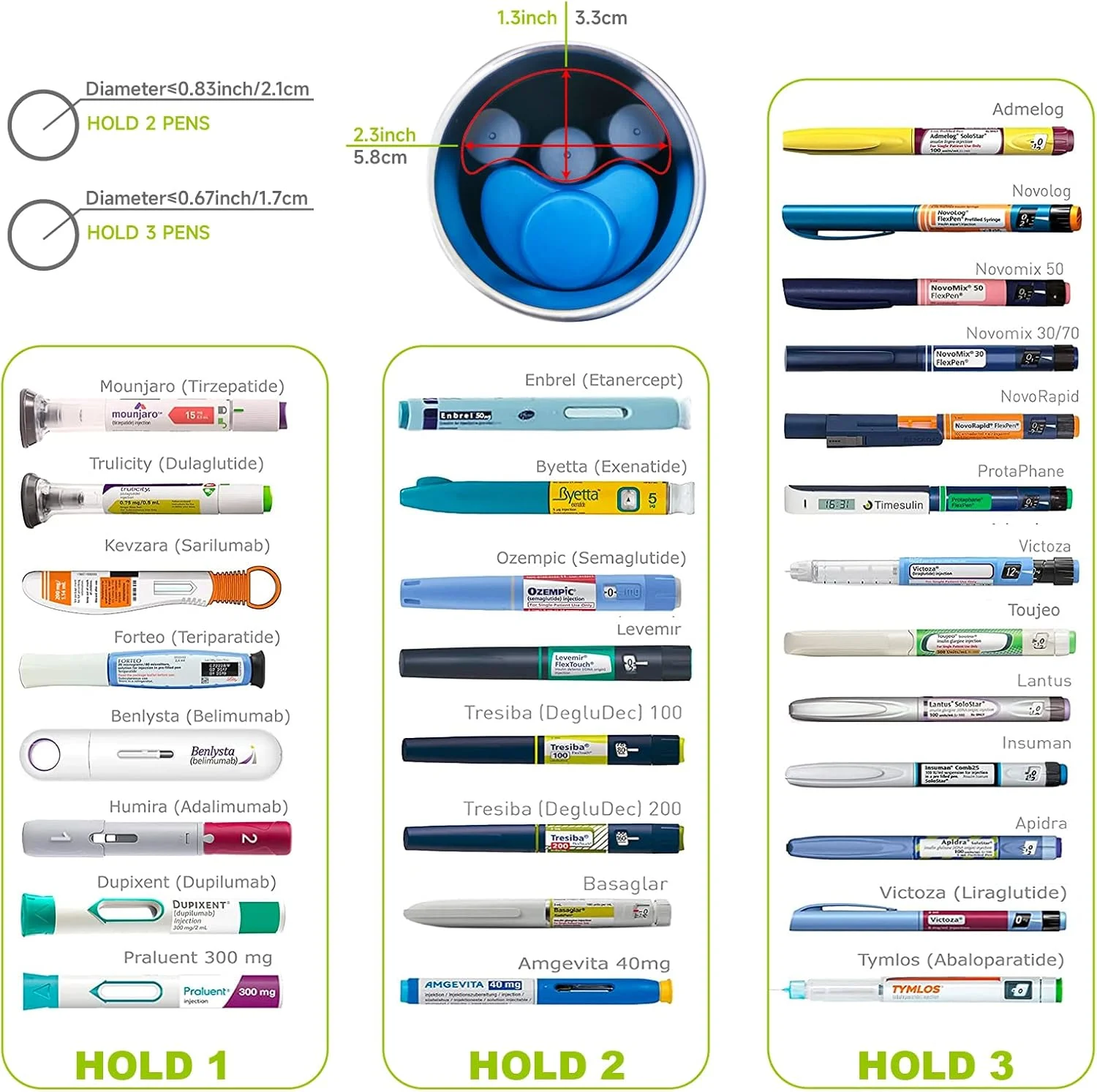 کیف خنک نگهدارنده انسولین MEDINEED، 60 ساعت، 3 قلم، سازمان دهنده داروی مسافرتی دیابت، خنک کننده دارو برای مراقبت از دیابت در سفر، کیت داروی مسافرتی با بسته های یخ مورد تایید TSA (آبی) کیف خنک نگهدارنده انسولین MEDINEED، 60 ساعت، 3 قلم، سازمان دهنده داروی مسافرتی دیابت، خنک کننده دارو برای مراقبت از دیابت در سفر، کیت داروی مسافرتی با بسته های یخ مورد تایید TSA (آبی)