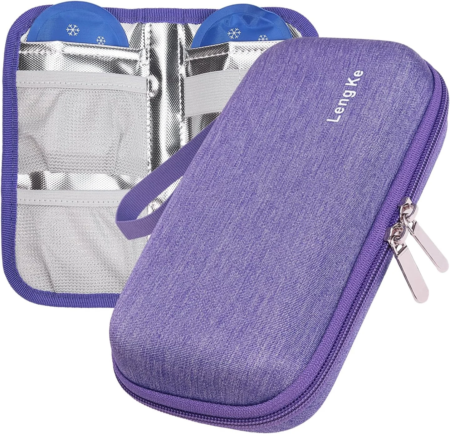 کیف خنک نگهدارنده لوازم پزشکی اواکیا، به همراه 2 بسته ژل یخ، کیف مسافرتی قابل حمل برای خنک نگه داشتن دارو، کیف بادوام لوازم پزشکی برای خانه، محل کار، پیاده روی و فضای باز (بنفش یکدست) کیف خنک نگهدارنده لوازم پزشکی اواکیا، به همراه 2 بسته ژل یخ، کیف مسافرتی قابل حمل برای خنک نگه داشتن دارو، کیف بادوام لوازم پزشکی برای خانه، محل کار، پیاده روی و فضای باز (بنفش یکدست)