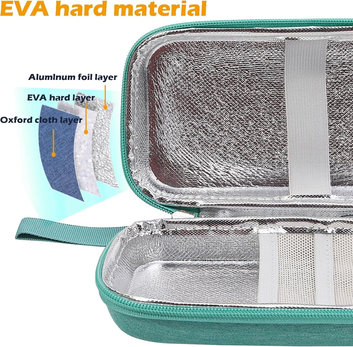 کیف خنک نگهدارنده دارو OVAKIA با 2 بسته یخ ژله ای، کیف مسافرتی قابل حمل برای خنک نگه داشتن داروهای دیابتی، کیف بادوام لوازم پزشکی برای خانه، محل کار و فضای باز (سبز یکدست) کیف خنک نگهدارنده دارو OVAKIA با 2 بسته یخ ژله ای، کیف مسافرتی قابل حمل برای خنک نگه داشتن داروهای دیابتی، کیف بادوام لوازم پزشکی برای خانه، محل کار و فضای باز (سبز یکدست)