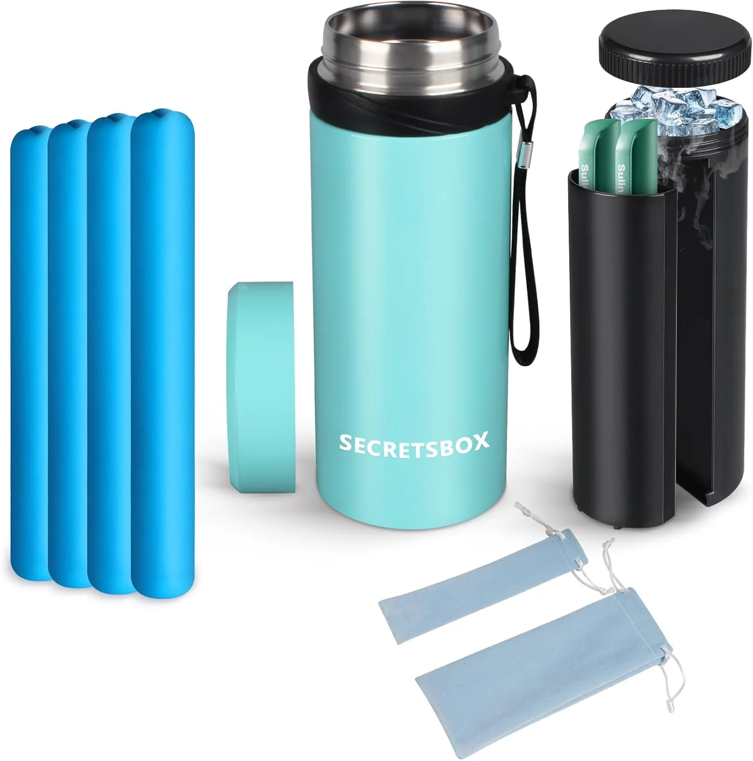 کیف خنک نگهدارنده قلم انسولین مسافرتی مدل 42H 1-8، جعبه خنک کننده داروی دیابتی بزرگ قابل حمل مورد تایید TSA، جعبه خنک کننده پزشکی با 4 بیوژل، آبی مایل به سبز کیف خنک نگهدارنده قلم انسولین مسافرتی مدل 42H 1-8، جعبه خنک کننده داروی دیابتی بزرگ قابل حمل مورد تایید TSA، جعبه خنک کننده پزشکی با 4 بیوژل، آبی مایل به سبز