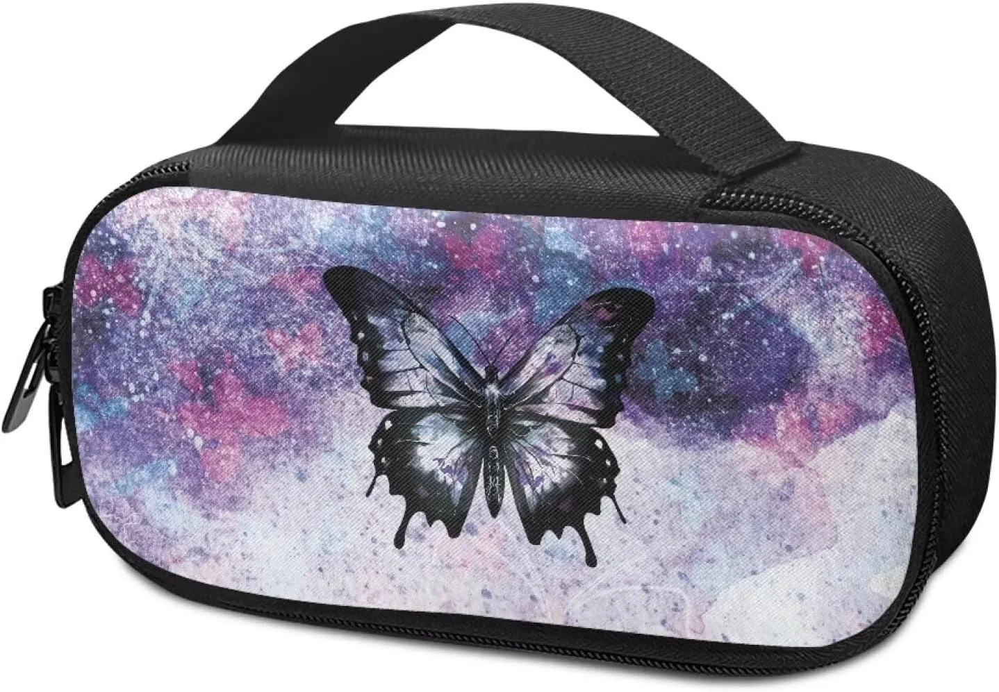 کیف خنک نگهدارنده انسولین طرح پروانه کهکشانی Suhoaziia با دسته جانبی، کیف خنک کننده قابل حمل عایق دیابتی برای قلم انسولین و لوازم دیابتی کیف خنک نگهدارنده انسولین طرح پروانه کهکشانی Suhoaziia با دسته جانبی، کیف خنک کننده قابل حمل عایق دیابتی برای قلم انسولین و لوازم دیابتی