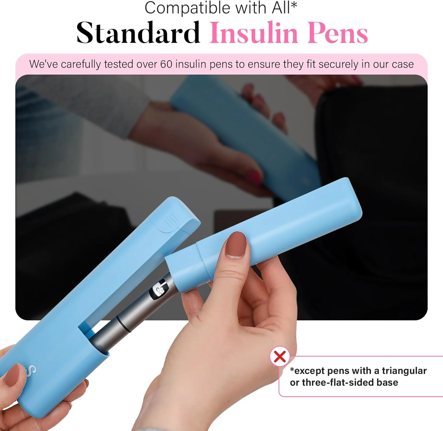 کیف خنک نگهدارنده انسولین STRAWBERRY & CO - دارای محفظه نگهداری سوزن و سازمان دهنده کنترل دما - مناسب برای نگهداری قلم های دیابتی، قلم های انسولین و سوزن ها - جمع و جور و ضد نشت کیف خنک نگهدارنده انسولین STRAWBERRY & CO - دارای محفظه نگهداری سوزن و سازمان دهنده کنترل دما - مناسب برای نگهداری قلم های دیابتی، قلم های انسولین و سوزن ها - جمع و جور و ضد نشت