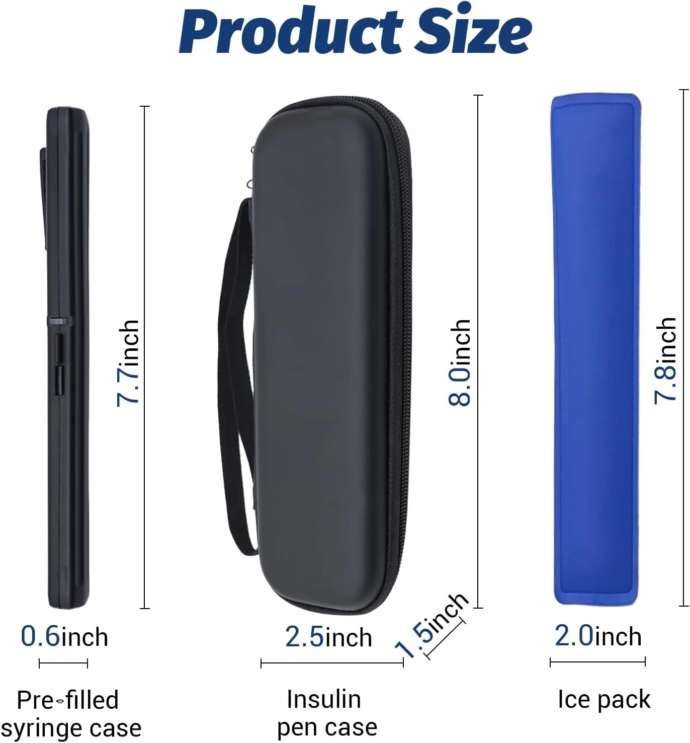 یخچال قلم انسولین، یخچال عایق داروی دیابت، مجهز به دو جعبه نگهداری سرنگ انسولین از پیش پر شده و کیسه های یخ قابل استفاده مجدد، مناسب برای قلم انسولین و سرنگ انسولین (مشکی) یخچال قلم انسولین، یخچال عایق داروی دیابت، مجهز به دو جعبه نگهداری سرنگ انسولین از پیش پر شده و کیسه های یخ قابل استفاده مجدد، مناسب برای قلم انسولین و سرنگ انسولین (مشکی)