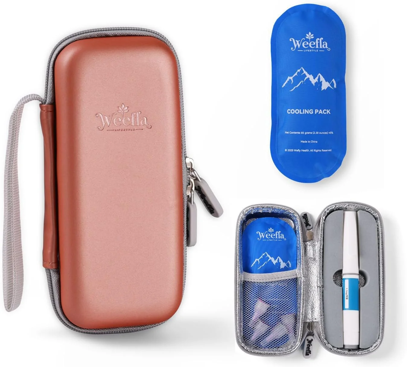 کیف حمل عایق دار و سخت ویفلا برای قلم تزریقی و سوزن ها، دارای بسته سرد مورد تایید TSA، تمیز کردن آسان، نگهدارنده جعبه سرنگ جمع و جور برای سفر و استفاده روزانه (صورتی) کیف حمل عایق دار و سخت ویفلا برای قلم تزریقی و سوزن ها، دارای بسته سرد مورد تایید TSA، تمیز کردن آسان، نگهدارنده جعبه سرنگ جمع و جور برای سفر و استفاده روزانه (صورتی)