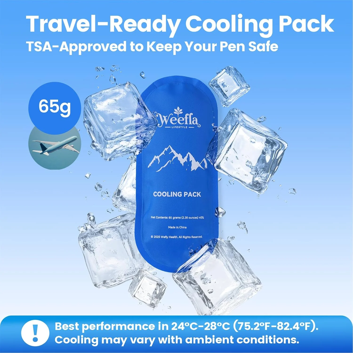 کیف حمل عایق دار و سخت ویفلا برای قلم تزریقی و سوزن ها، دارای بسته سرد مورد تایید TSA، تمیز کردن آسان، نگهدارنده جعبه سرنگ جمع و جور برای سفر و استفاده روزانه (صورتی)