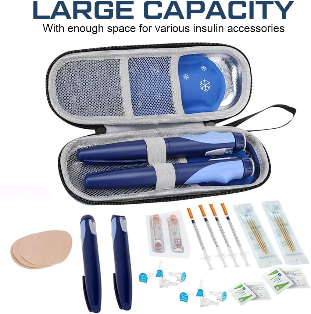 کیف خنک نگهدارنده انسولین با بسته یخ قابل استفاده مجدد، کیف عایق دیابتی، کیف خنک کننده قلم انسولین، سازمان دهنده خنک کننده عایق دارویی دیابتی کیف خنک نگهدارنده انسولین با بسته یخ قابل استفاده مجدد، کیف عایق دیابتی، کیف خنک کننده قلم انسولین، سازمان دهنده خنک کننده عایق دارویی دیابتی