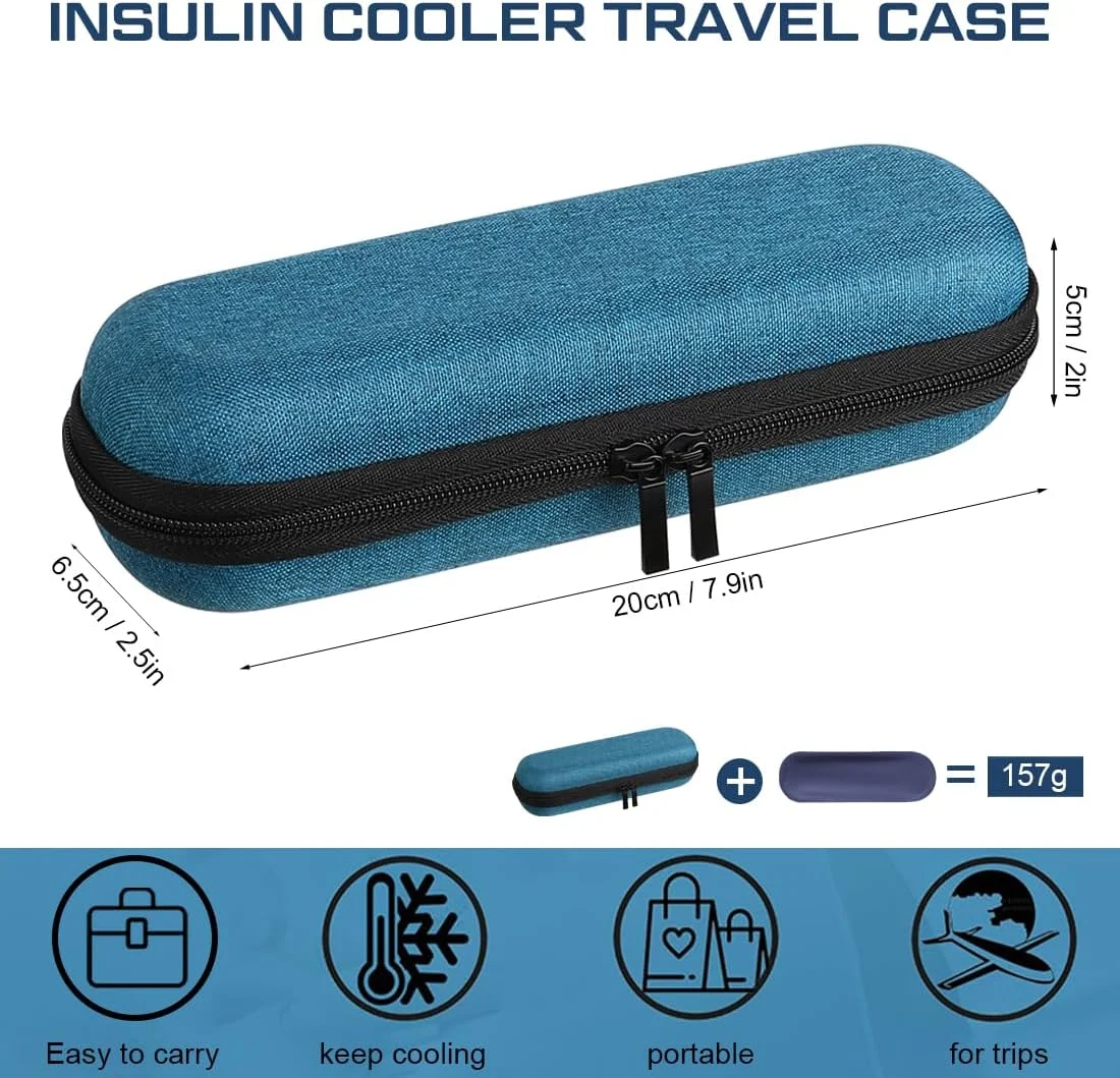 کیف خنک نگهدارنده انسولین با بسته یخ قابل استفاده مجدد، کیف عایق دیابتی، کیف خنک کننده قلم انسولین، سازمان دهنده خنک کننده عایق دارویی دیابتی کیف خنک نگهدارنده انسولین با بسته یخ قابل استفاده مجدد، کیف عایق دیابتی، کیف خنک کننده قلم انسولین، سازمان دهنده خنک کننده عایق دارویی دیابتی